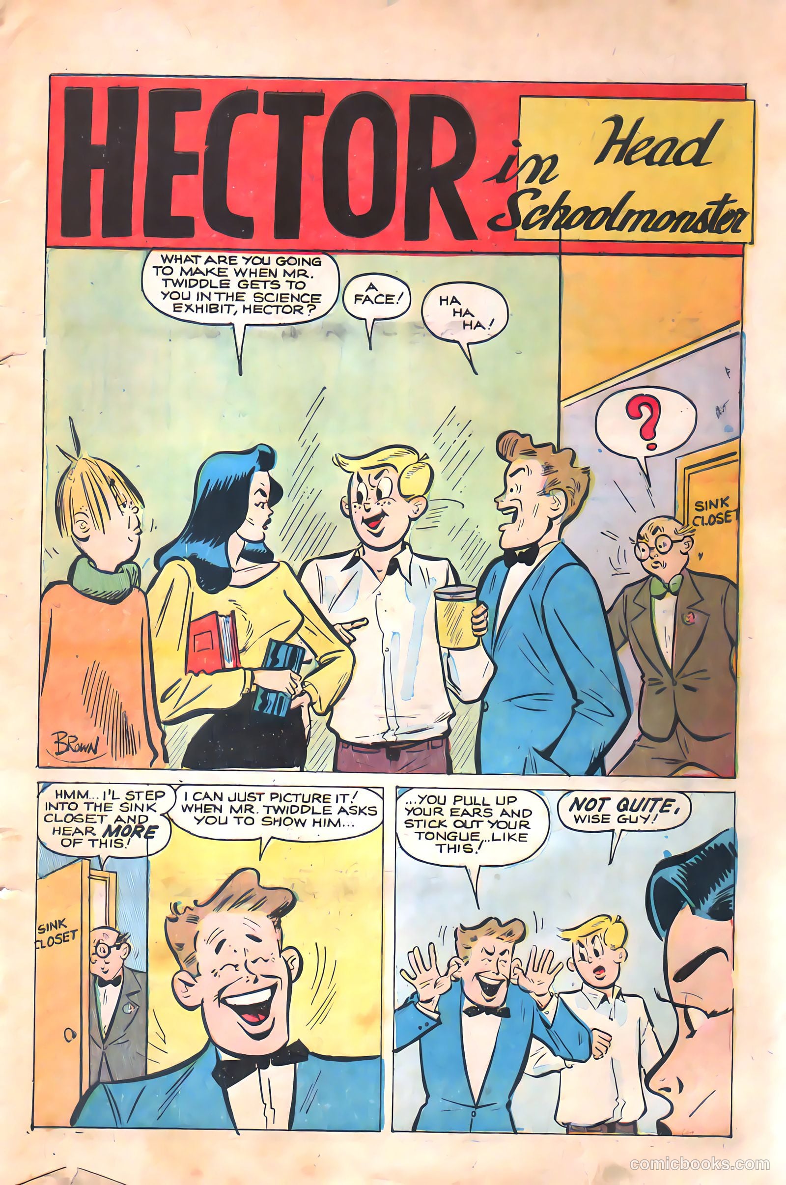 Hector Comics #2 (1954) — page 3 of 36