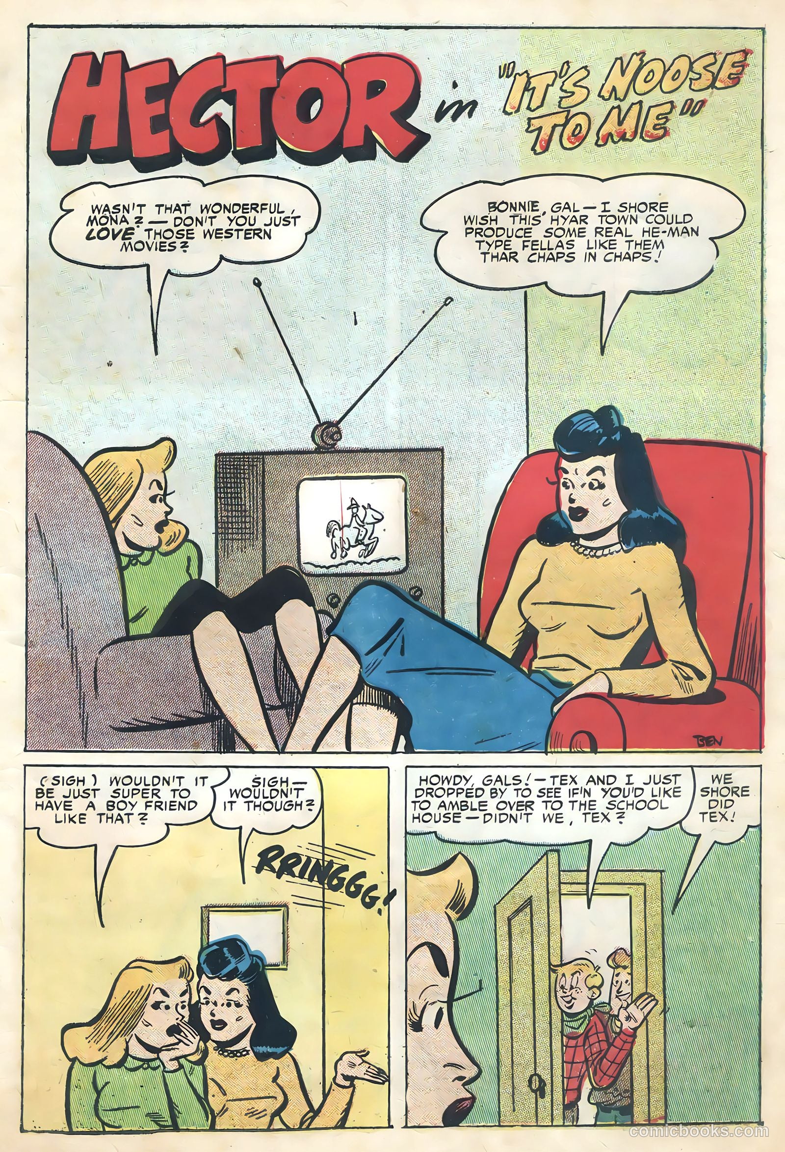 Hector Comics #3 (1954) — page 3 of 36