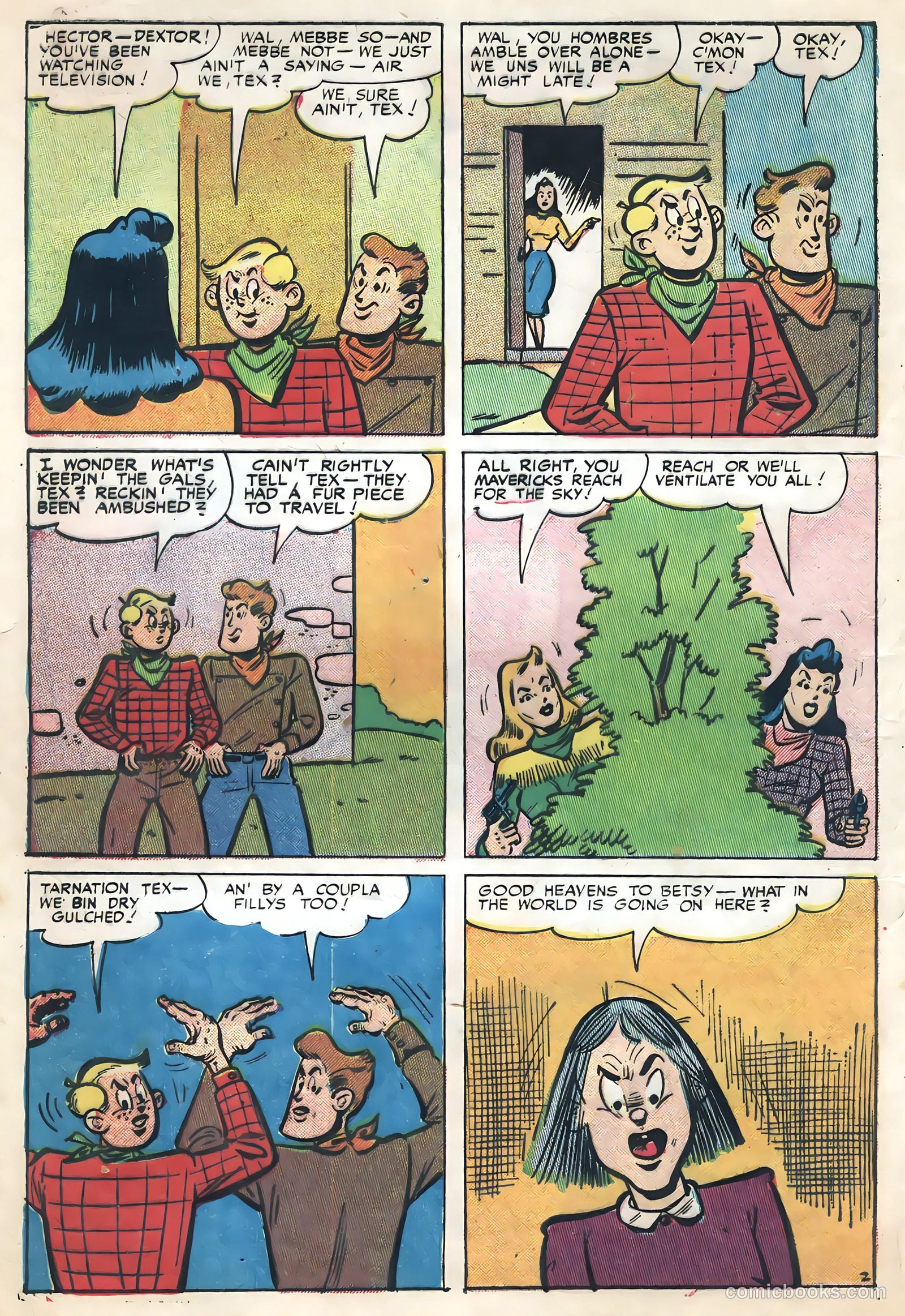 Hector Comics #3 (1954) — page 4 of 36