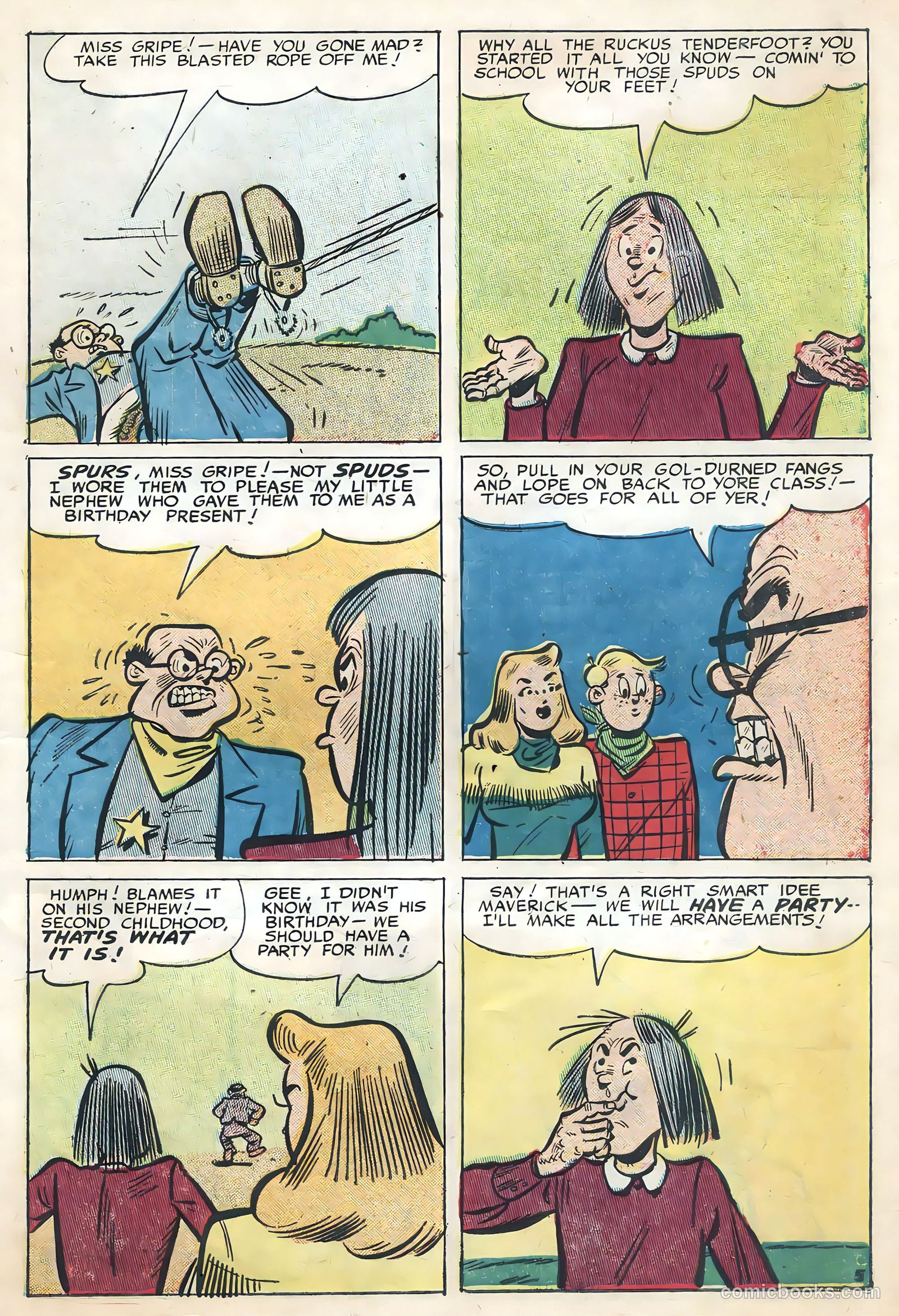 Hector Comics #3 (1954) — page 7 of 36