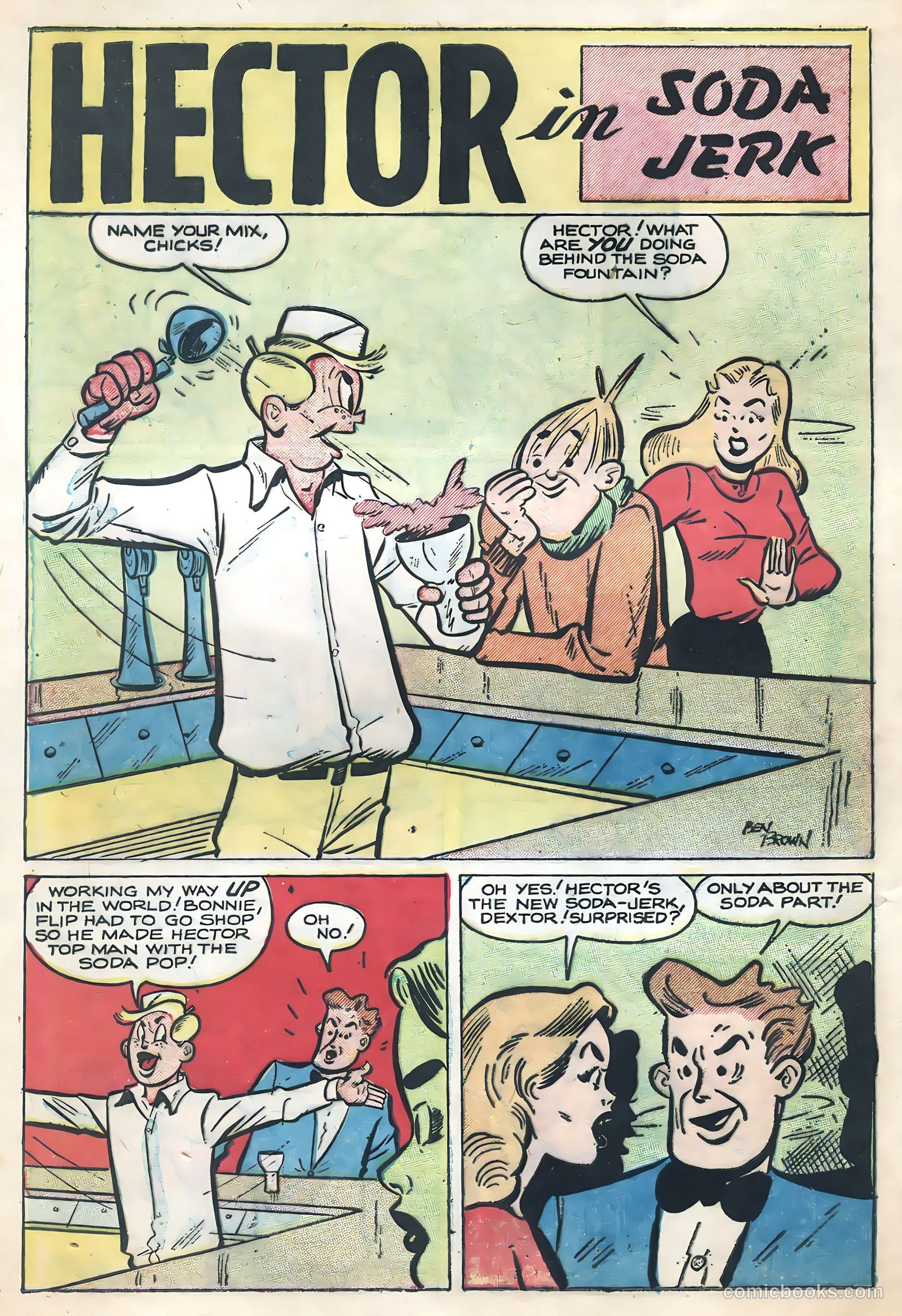 Hector Comics #3 (1954) — page 28 of 36