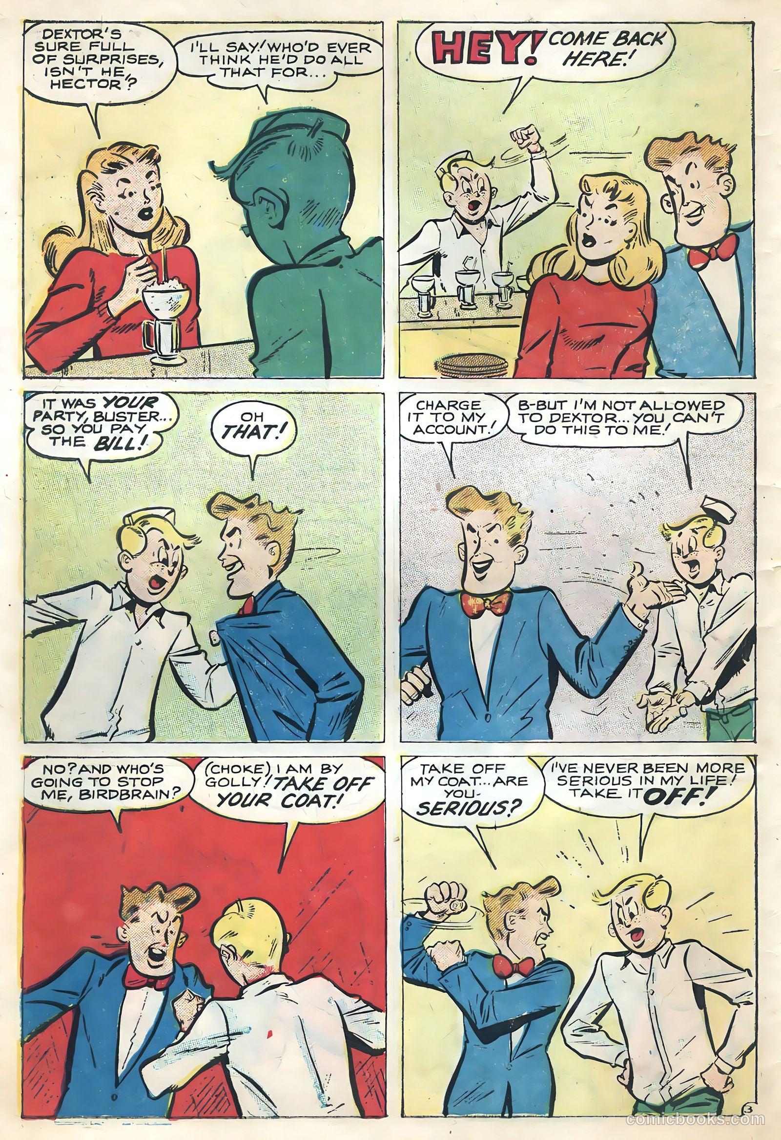 Hector Comics #3 (1954) — page 30 of 36