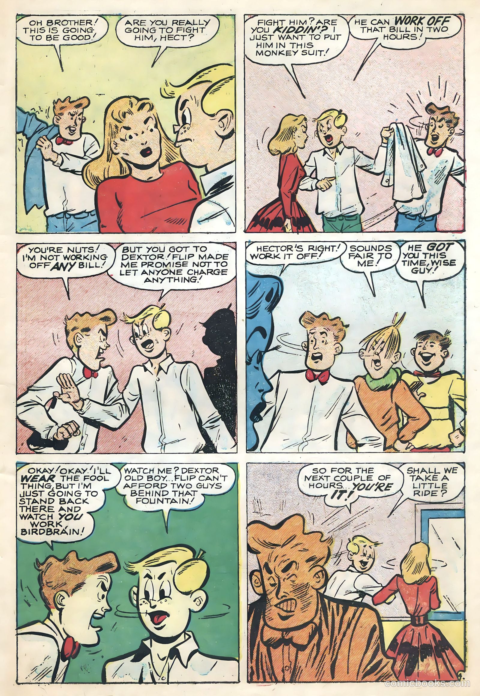 Hector Comics #3 (1954) — page 31 of 36