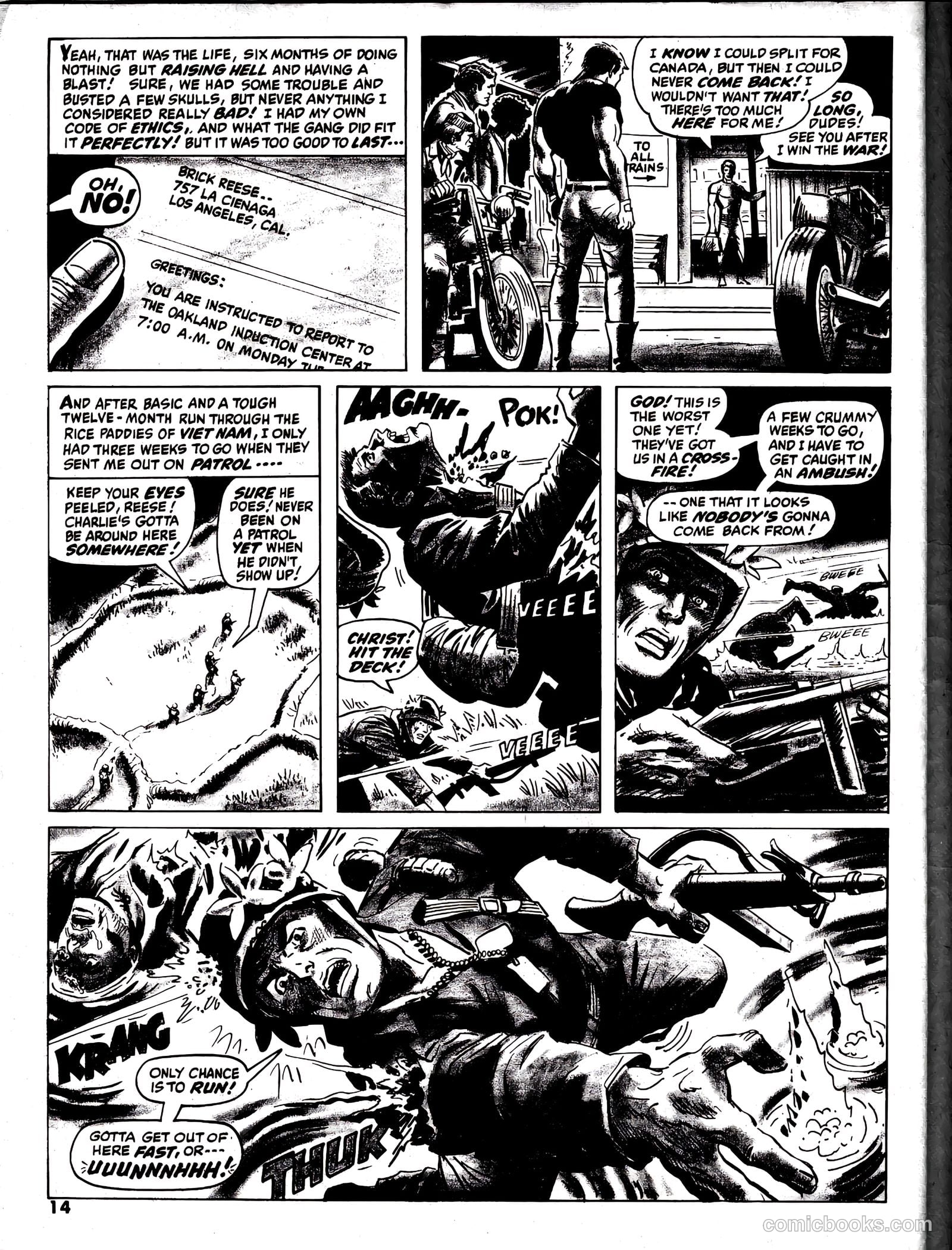 Hell Rider #1 (1971) — page 13 of 63