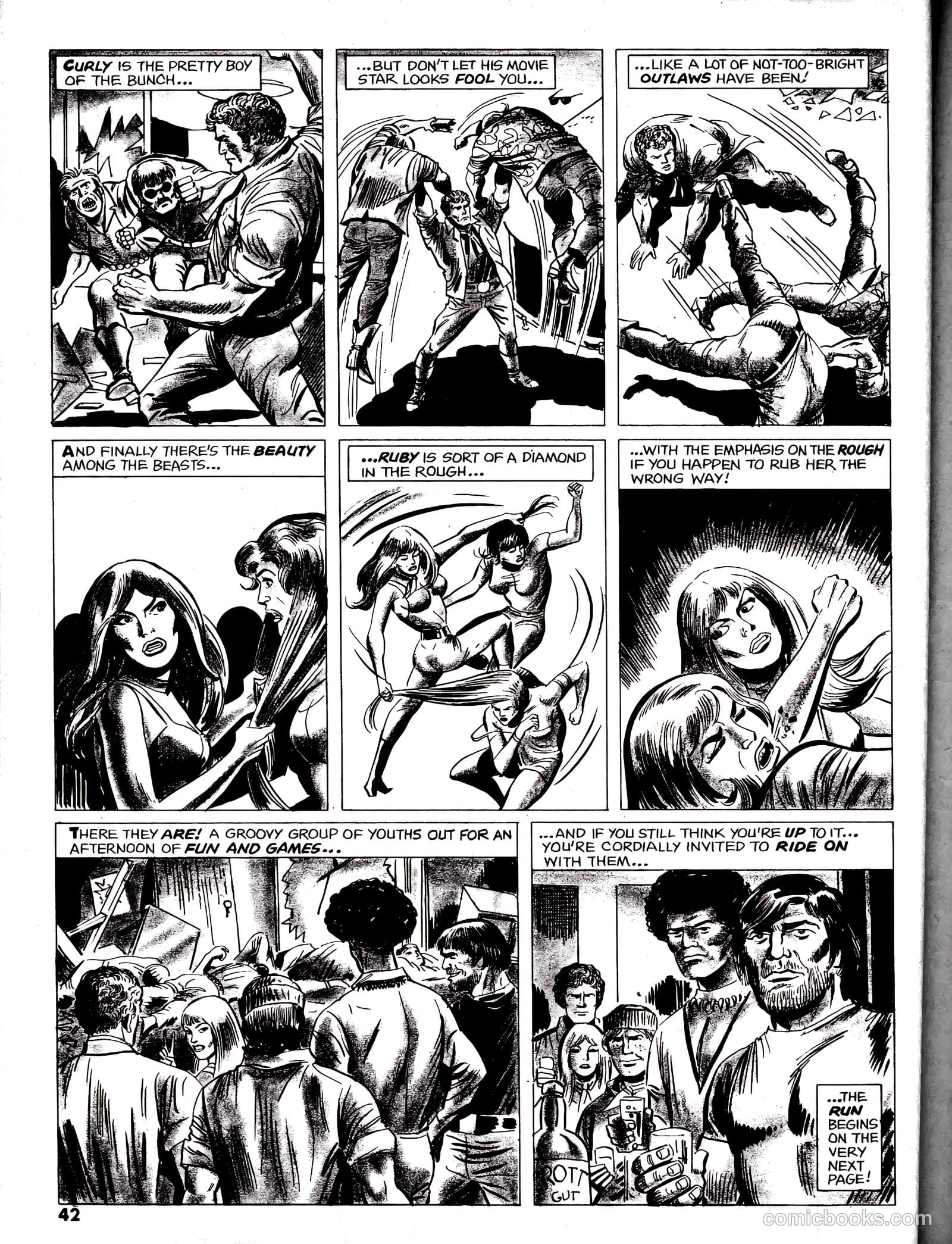 Hell Rider #1 (1971) — page 41 of 63