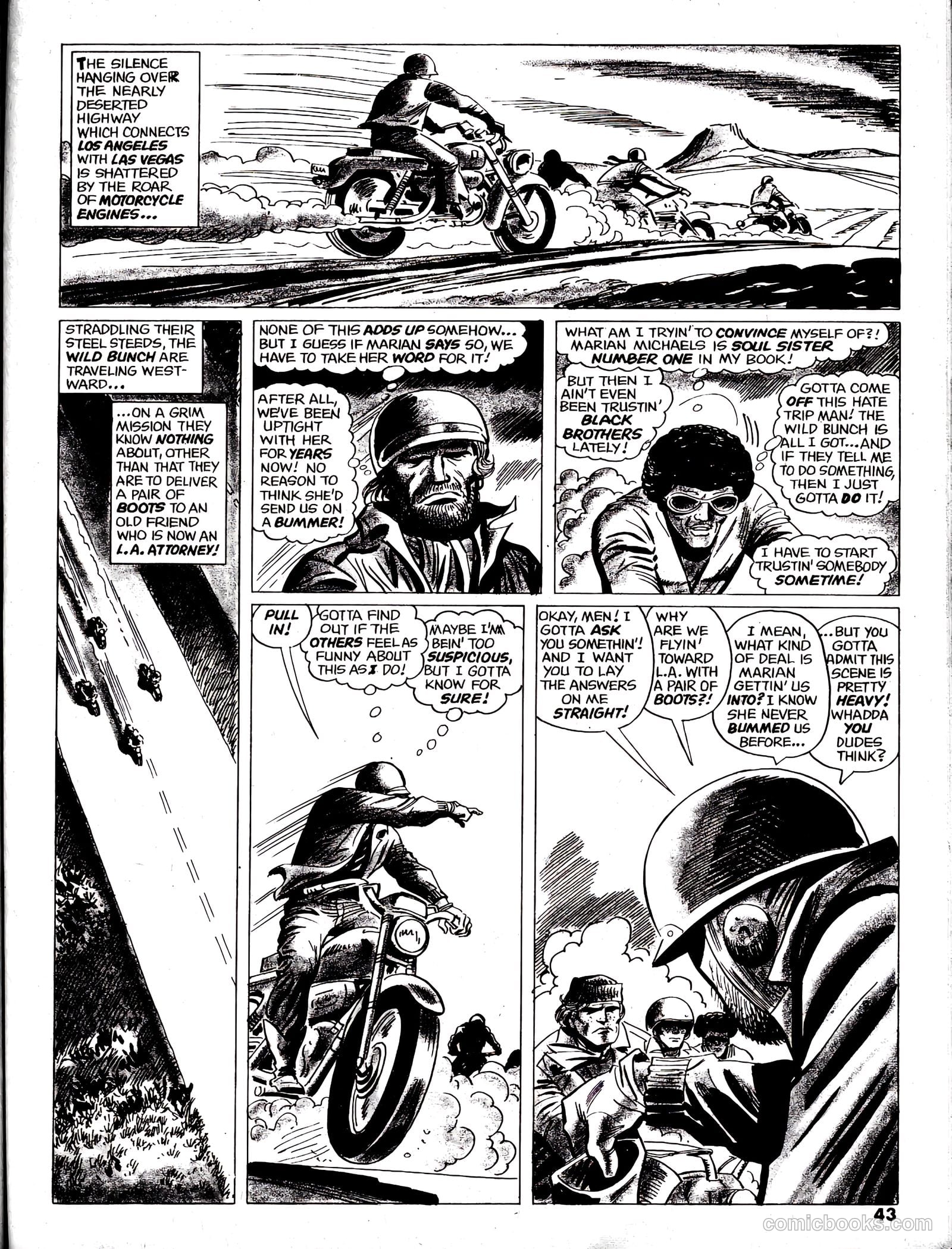 Hell Rider #1 (1971) — page 42 of 63
