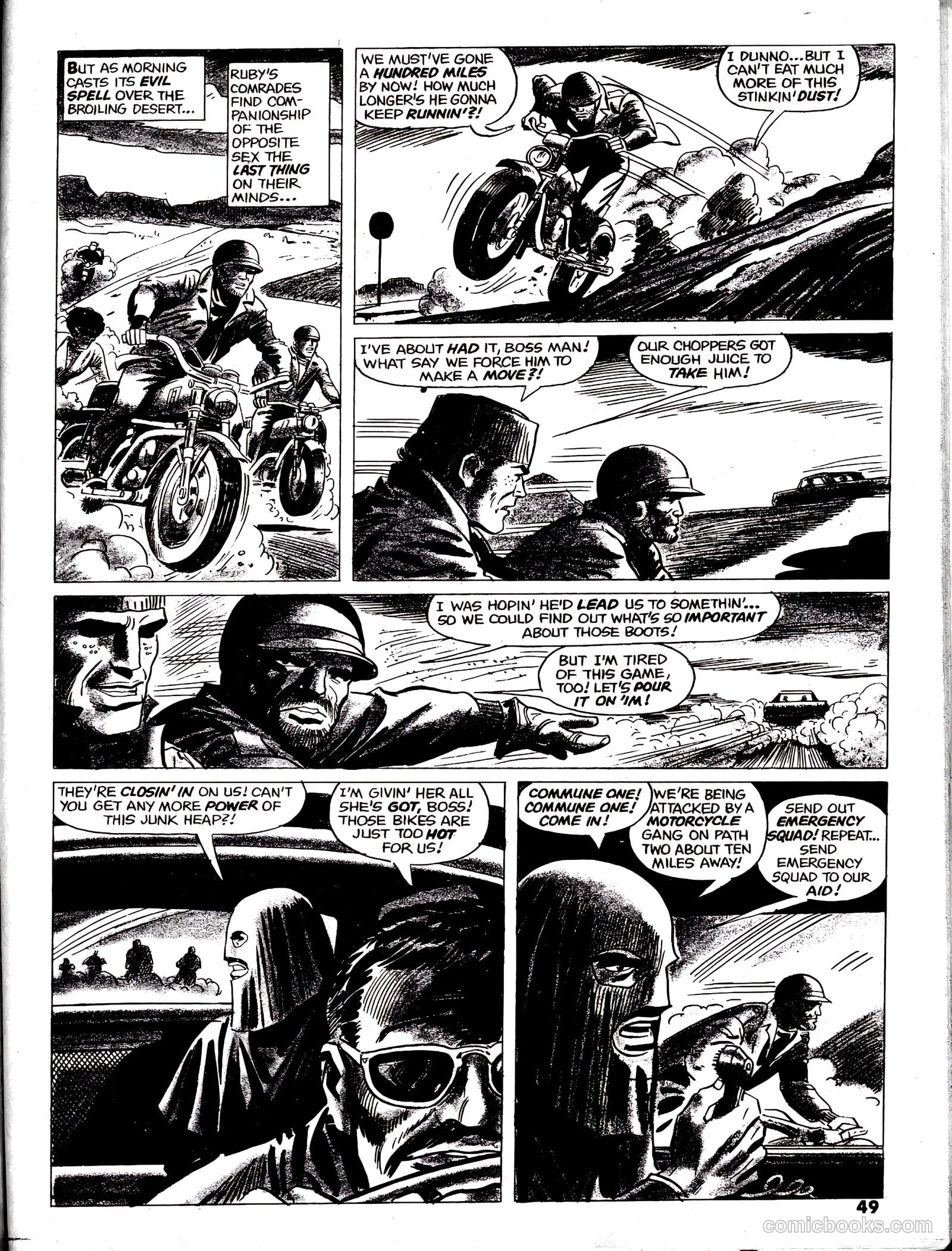 Hell Rider #1 (1971) — page 48 of 63