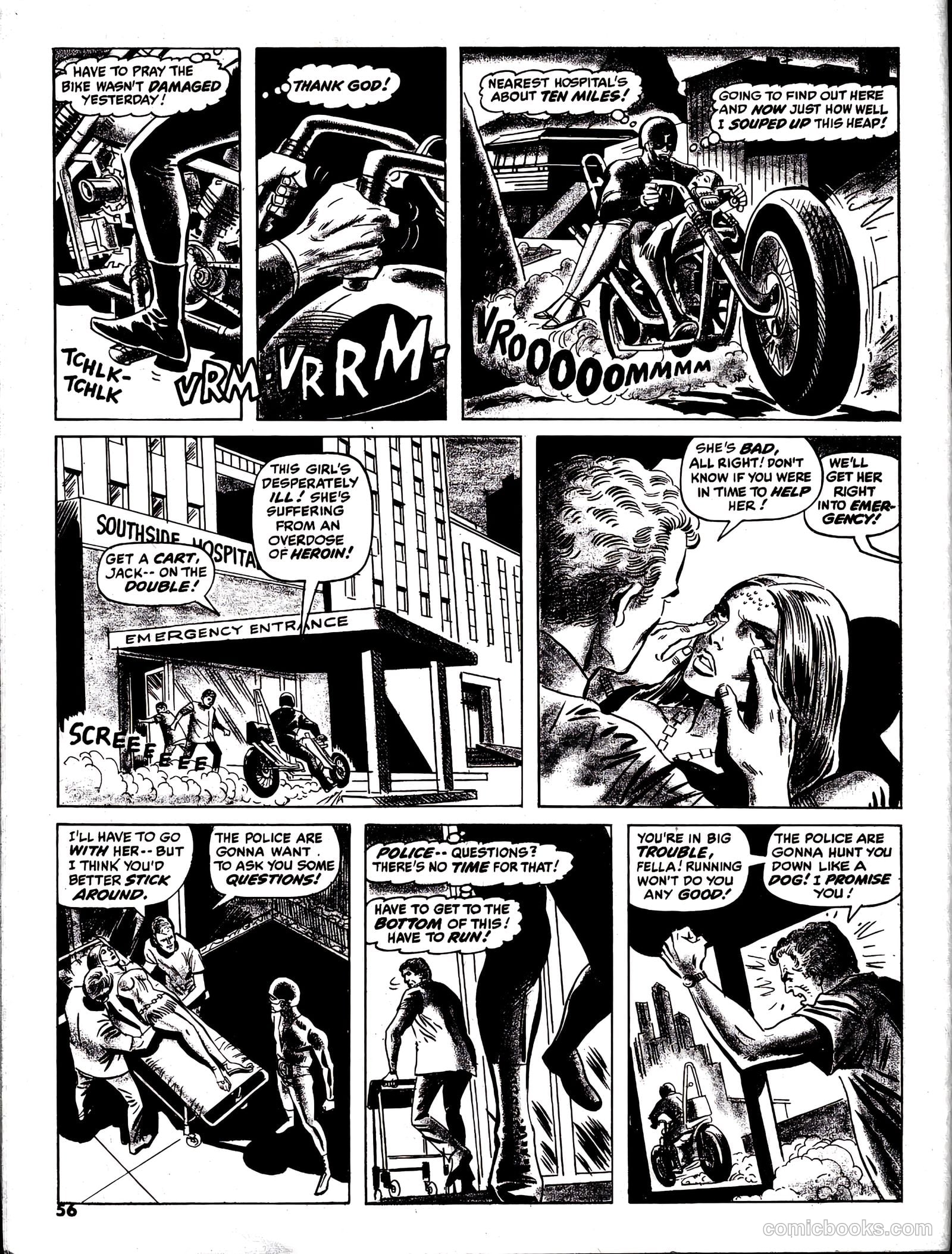 Hell Rider #1 (1971) — page 55 of 63