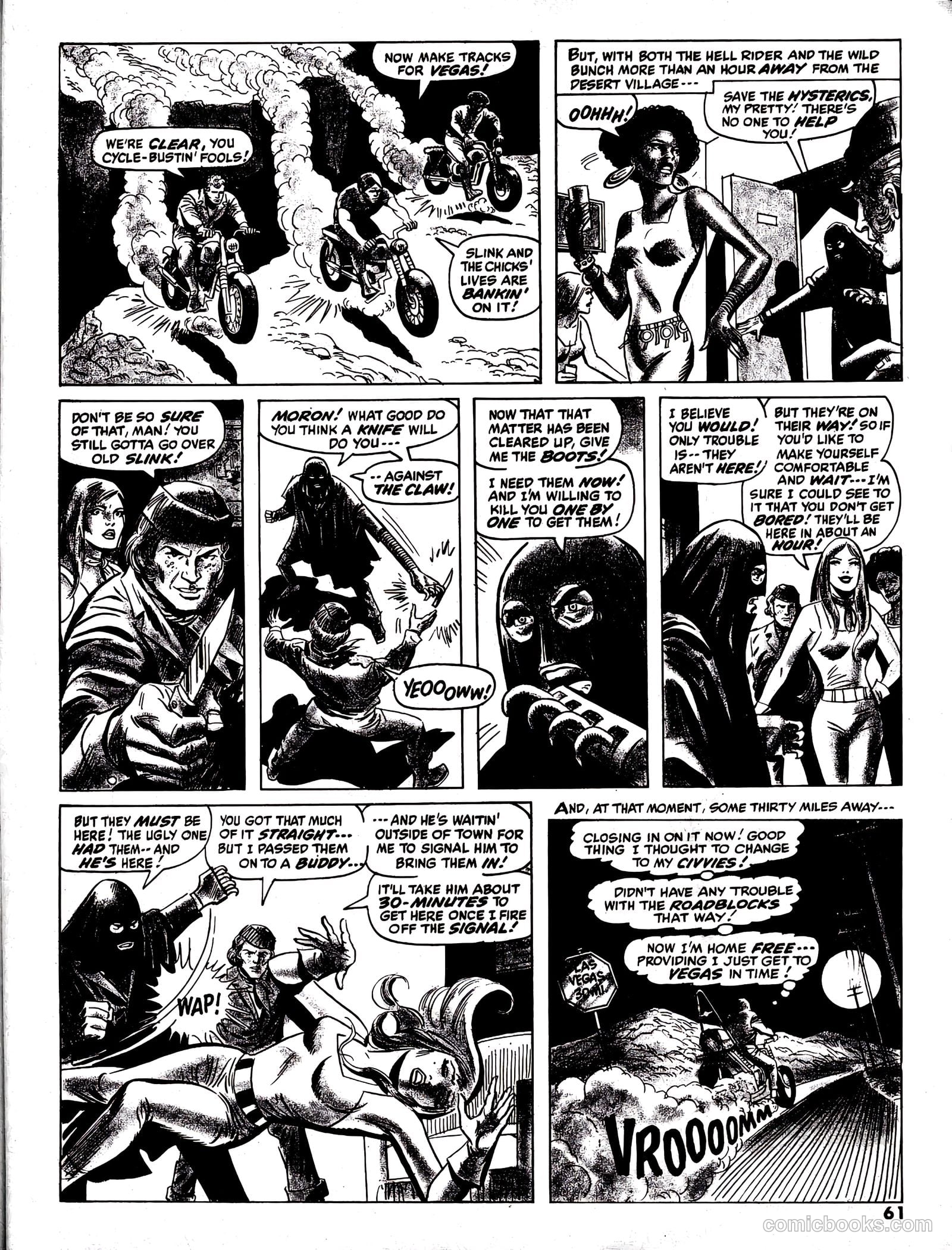 Hell Rider #1 (1971) — page 60 of 63