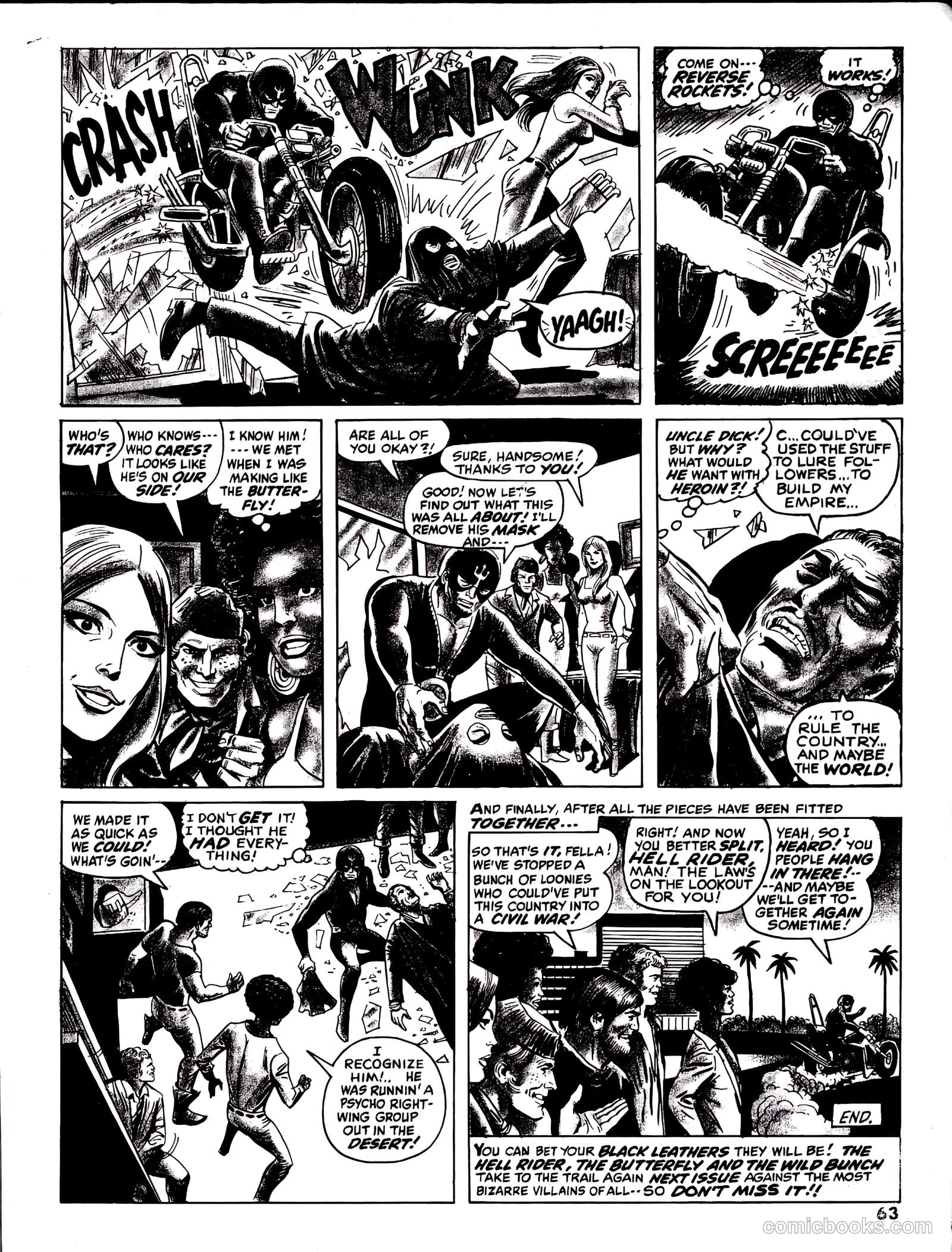 Hell Rider #1 (1971) — page 62 of 63