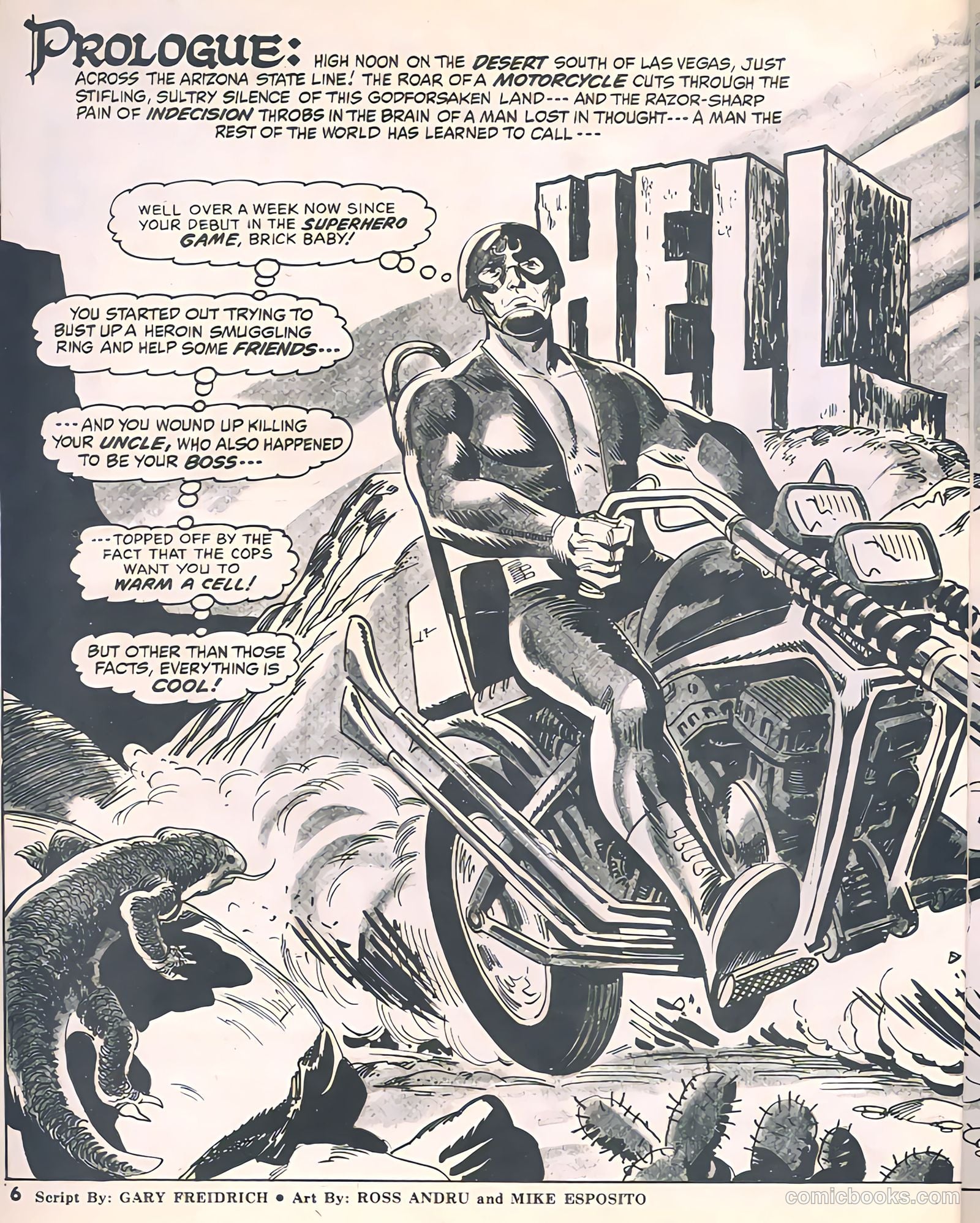 Hell Rider #2 (1971) — page 3 of 60