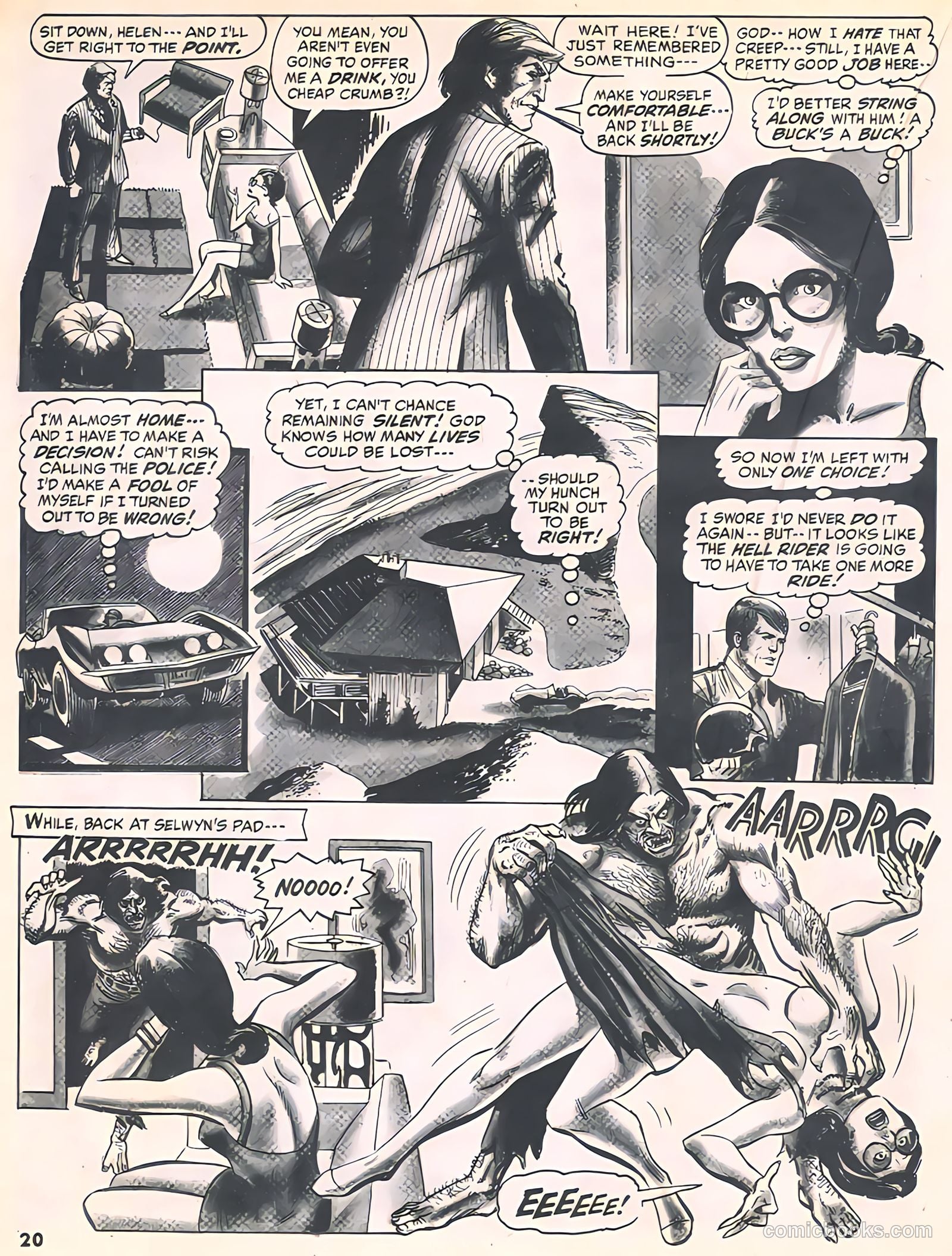 Hell Rider #2 (1971) — page 17 of 60