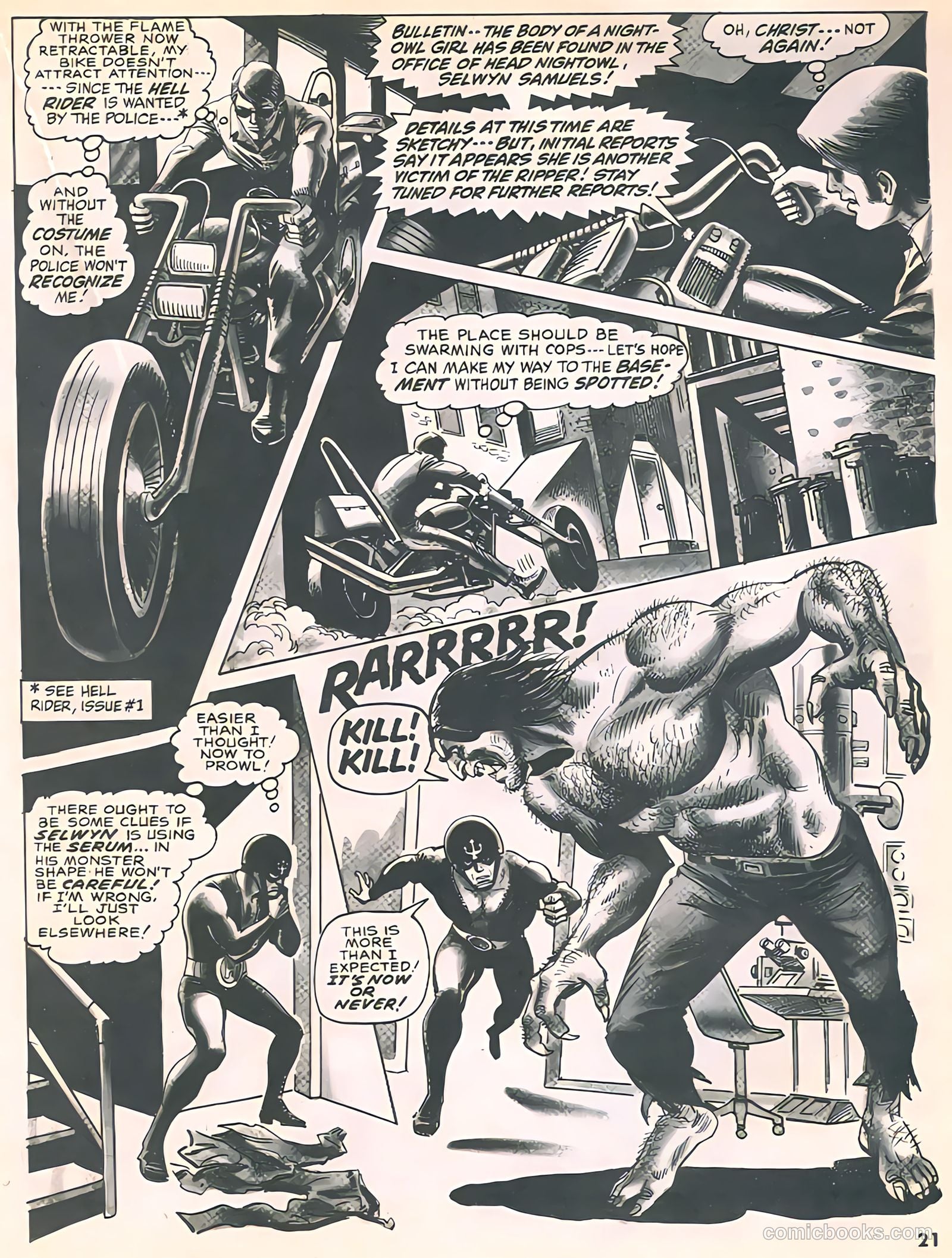 Hell Rider #2 (1971) — page 18 of 60