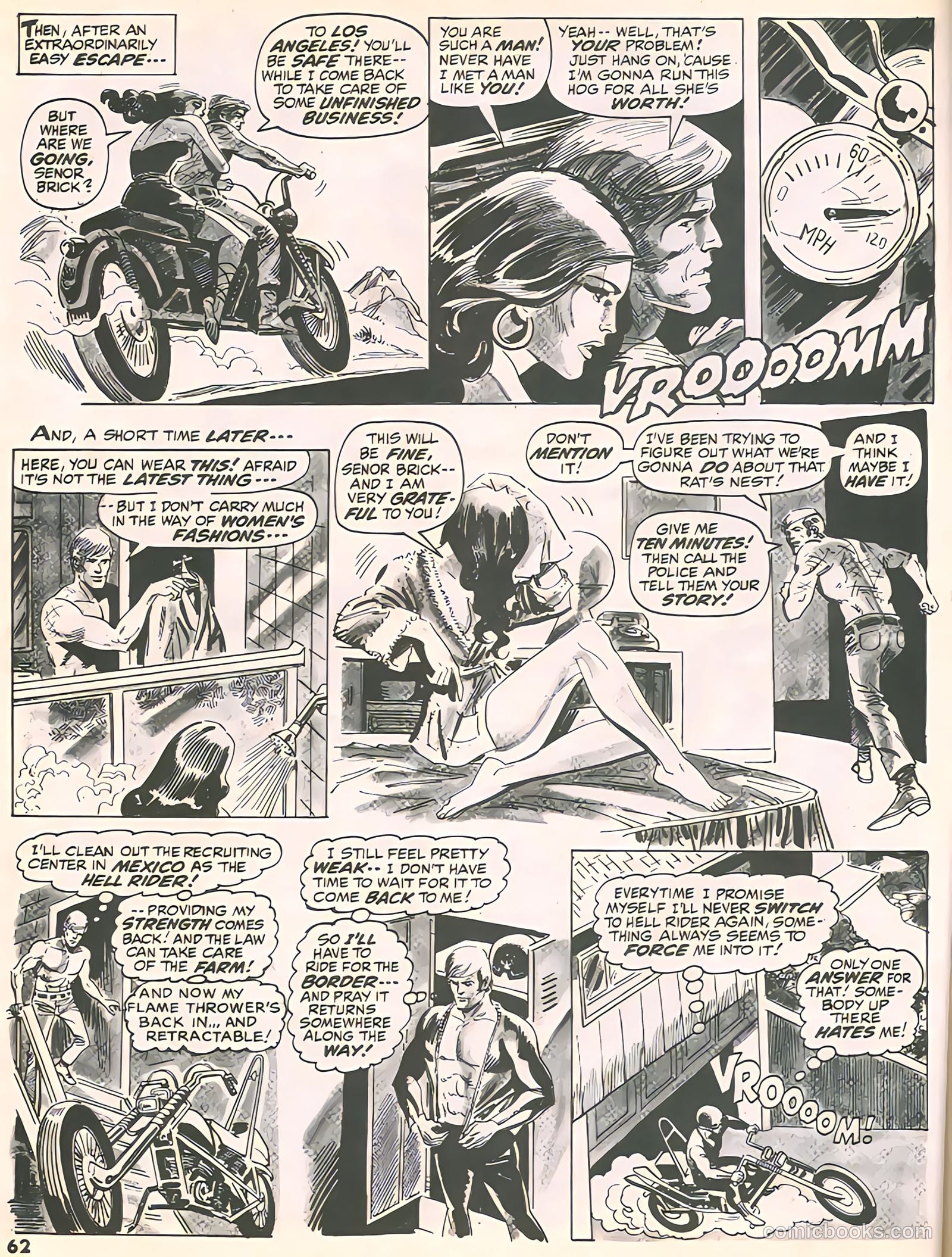 Hell Rider #2 (1971) — page 56 of 60