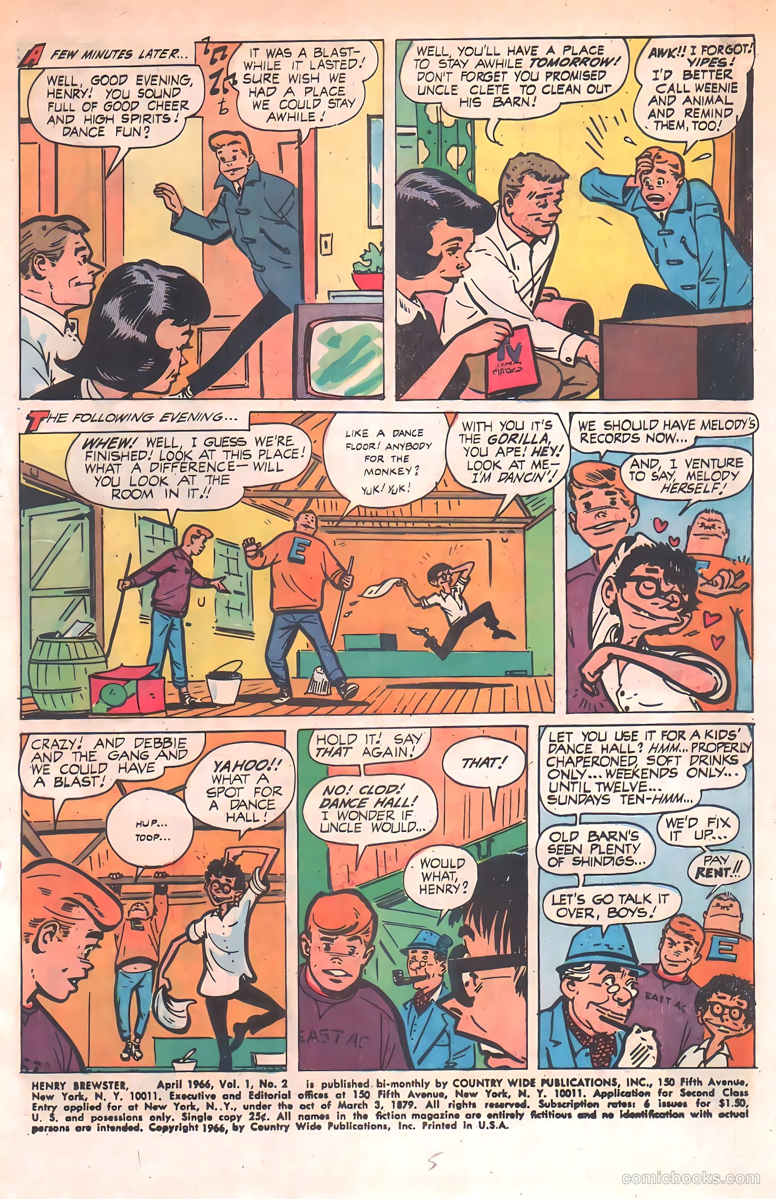 Henry Brewster #2 (1966) — page 5 of 52