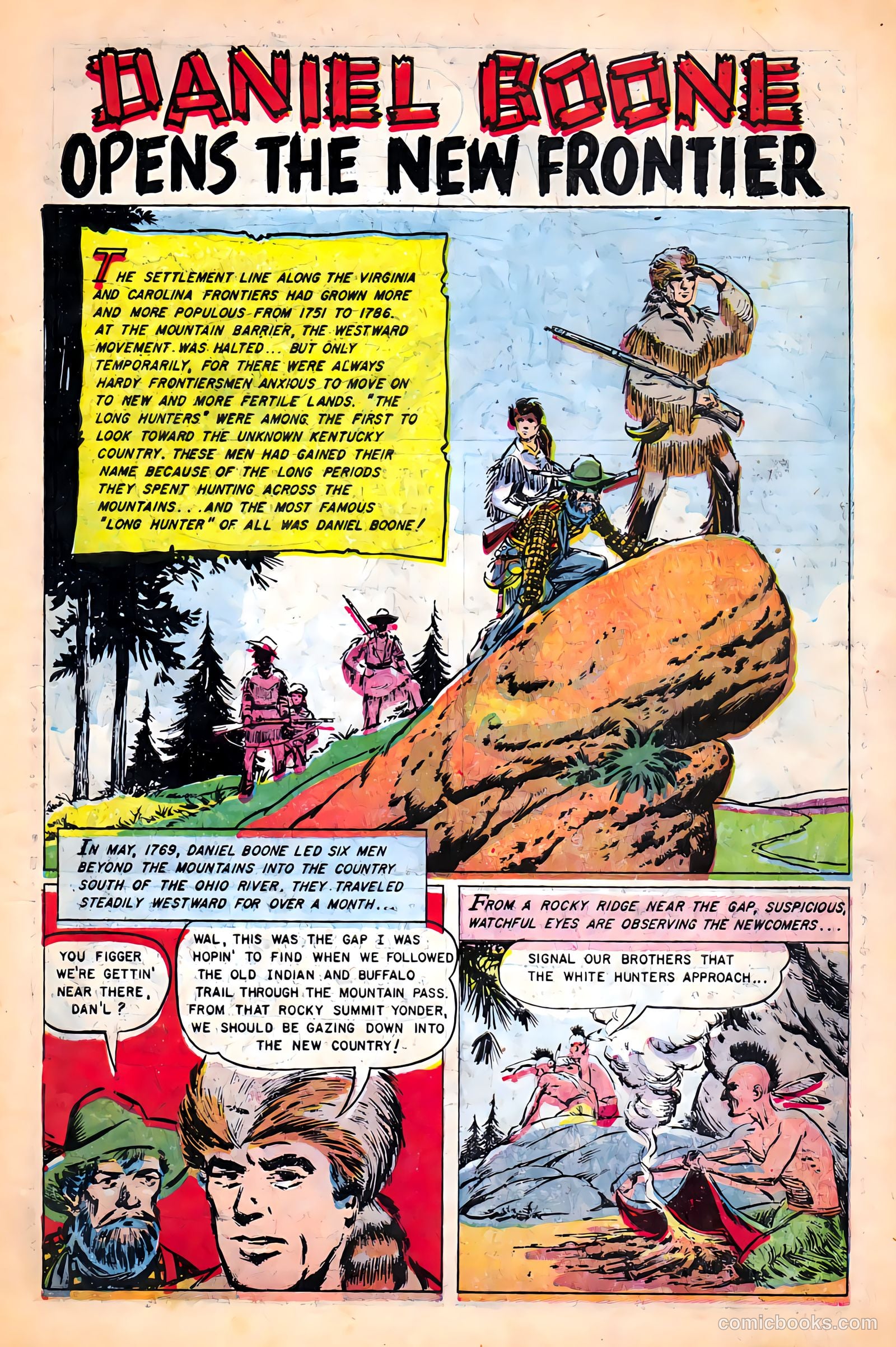 Heroes of the West #1 (1956) — page 3 of 36