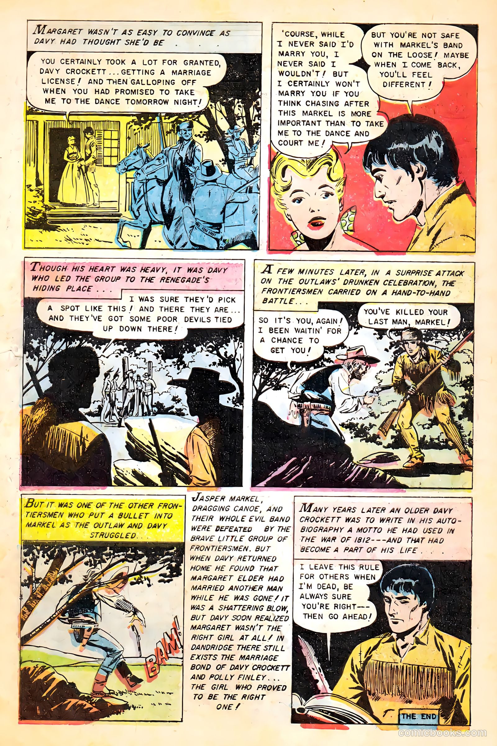 Heroes of the West #1 (1956) — page 34 of 36