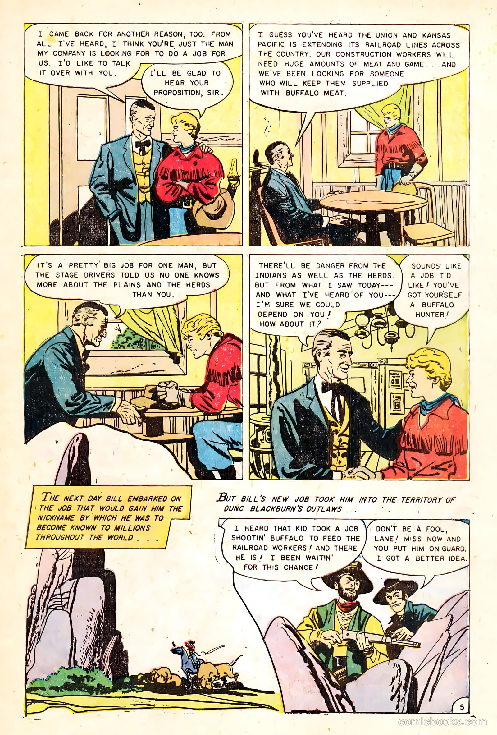 Heroes of the Wild Frontier #2 (1956) — page 7 of 37