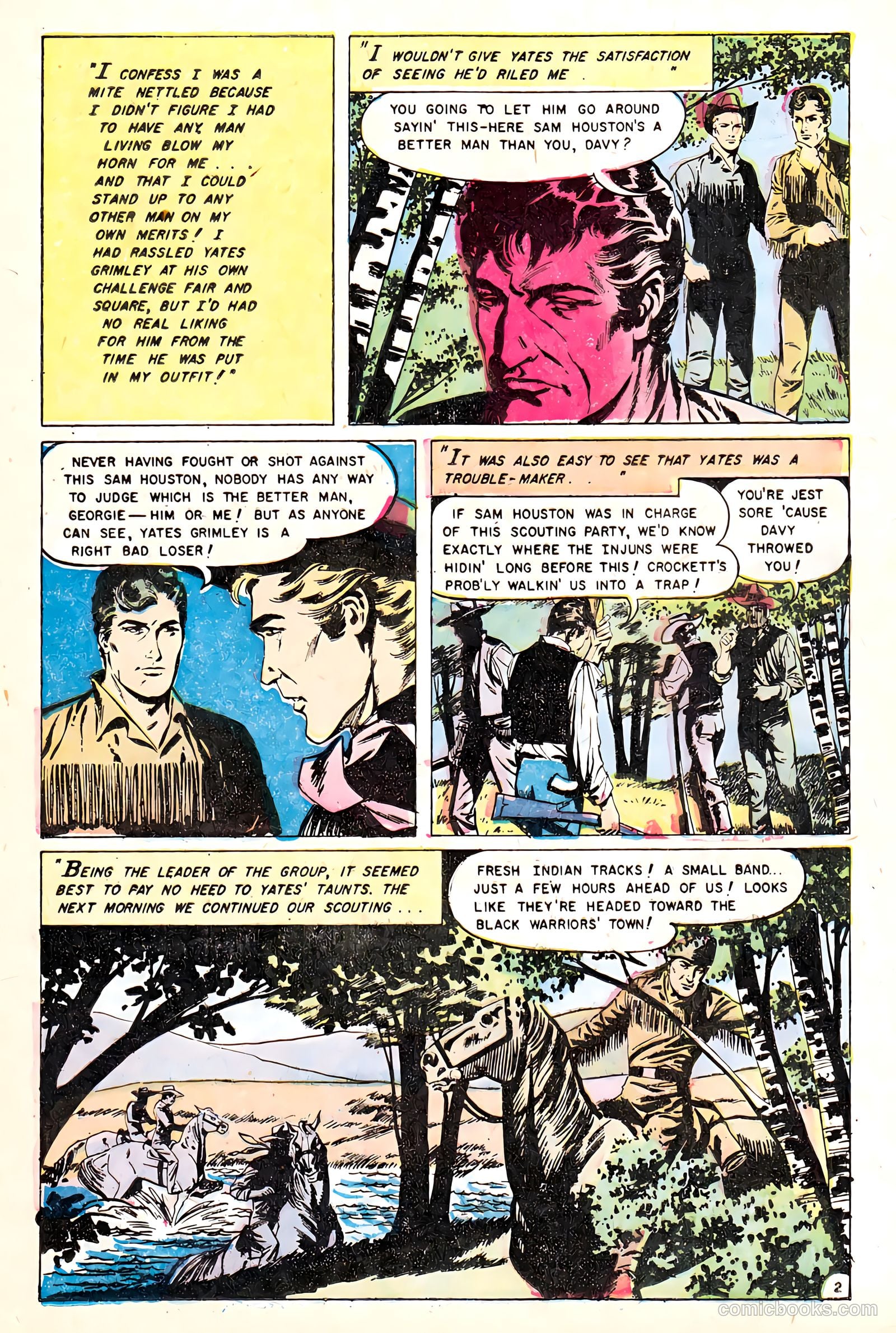 Heroes of the Wild Frontier #2 (1956) — page 13 of 37