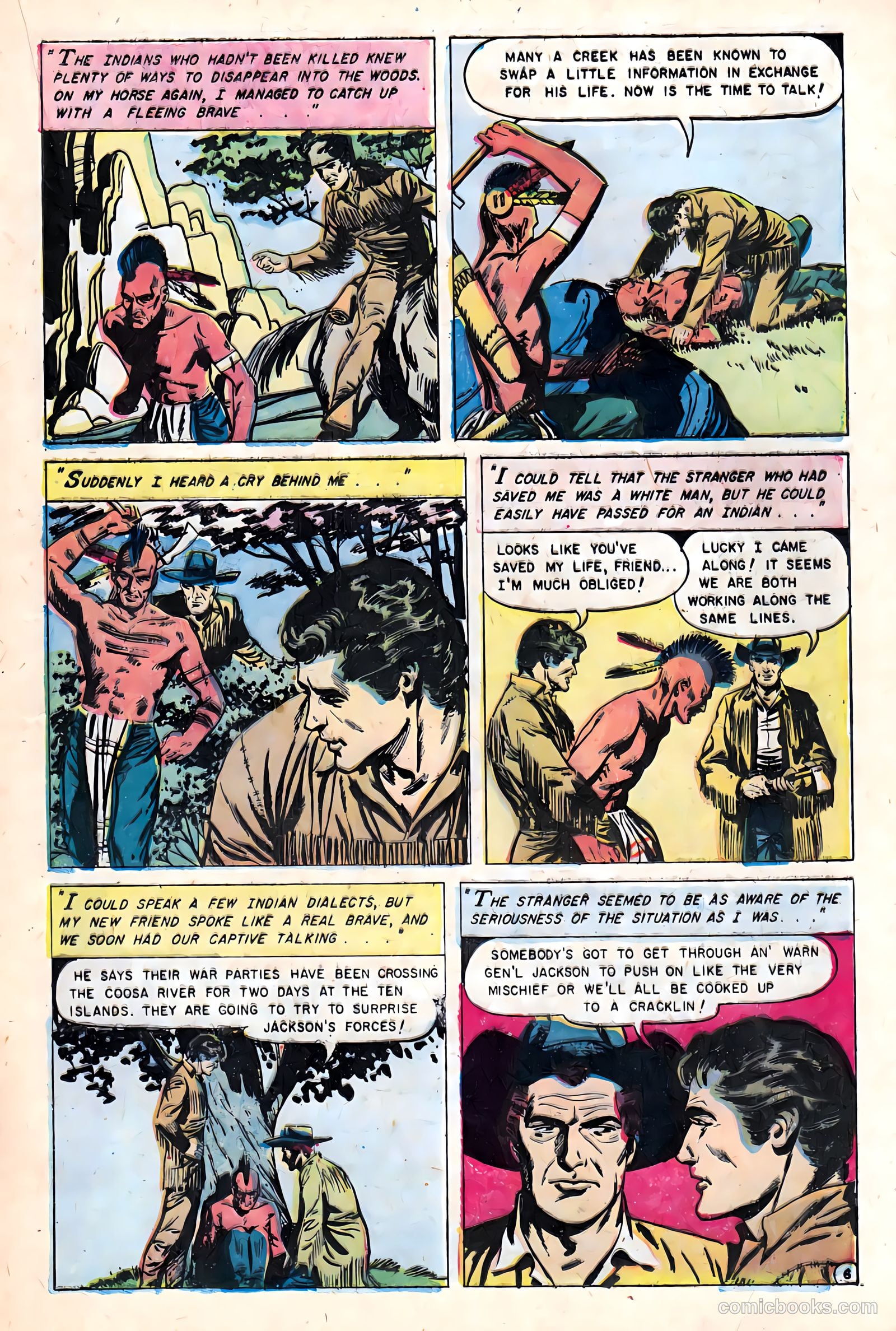 Heroes of the Wild Frontier #2 (1956) — page 17 of 37