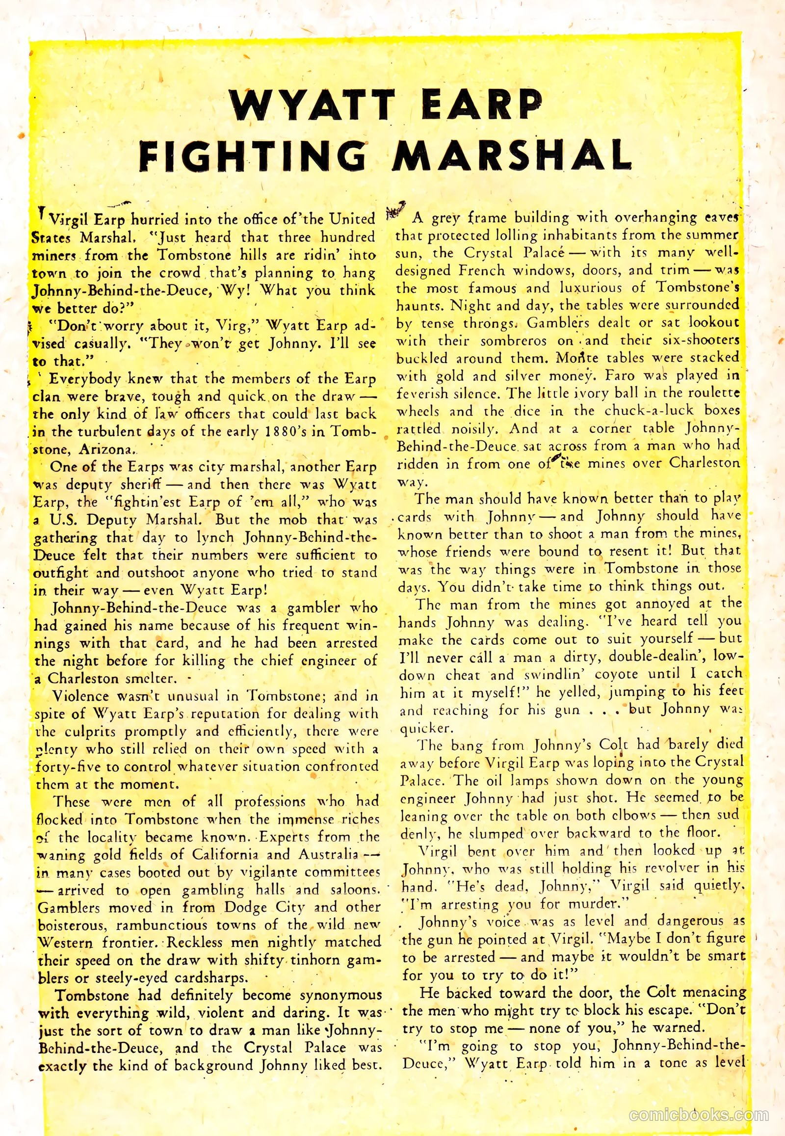 Heroes of the Wild Frontier #2 (1956) — page 22 of 37