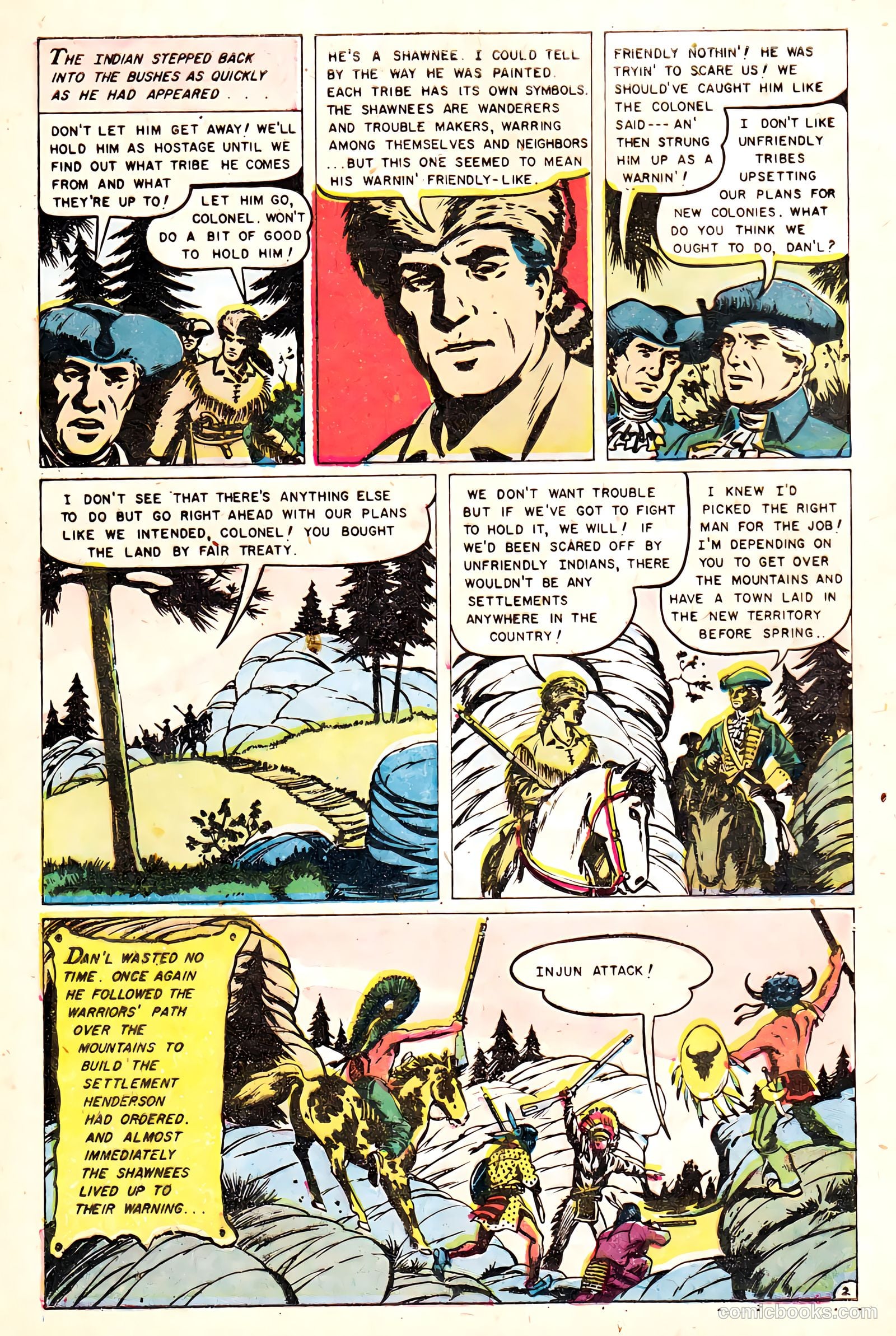 Heroes of the Wild Frontier #2 (1956) — page 25 of 37