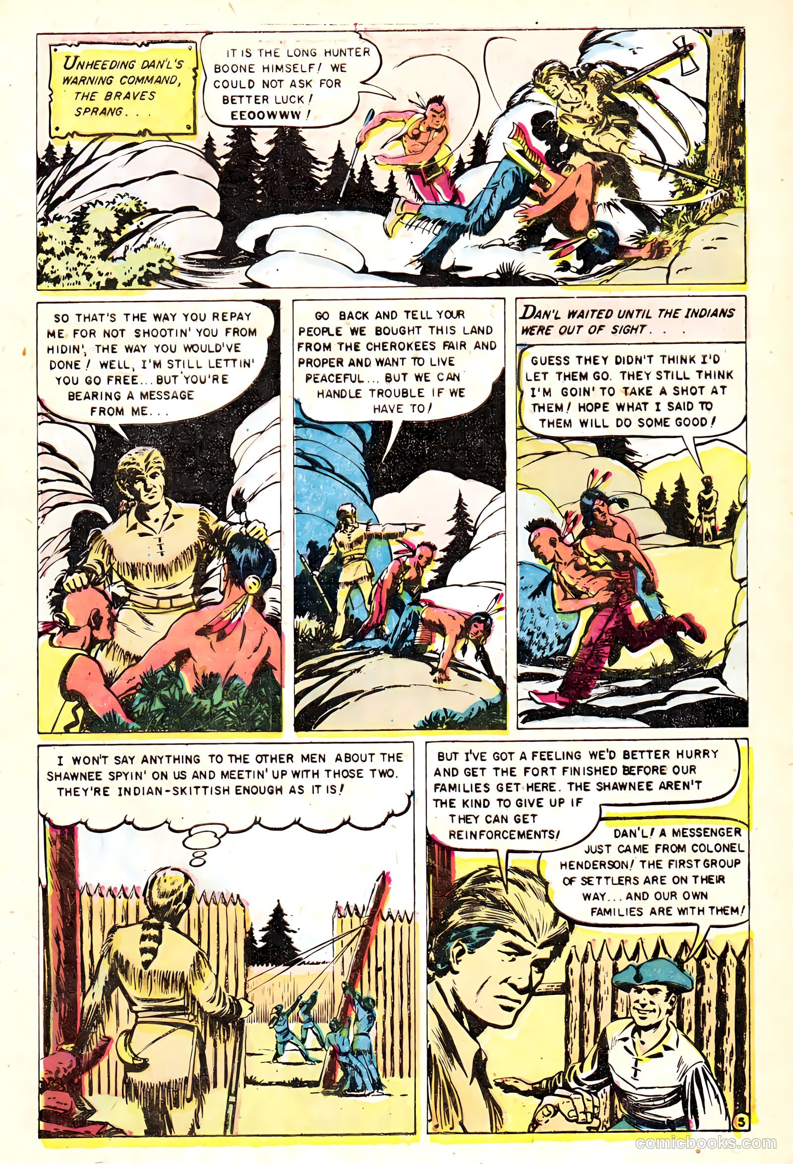 Heroes of the Wild Frontier #2 (1956) — page 28 of 37