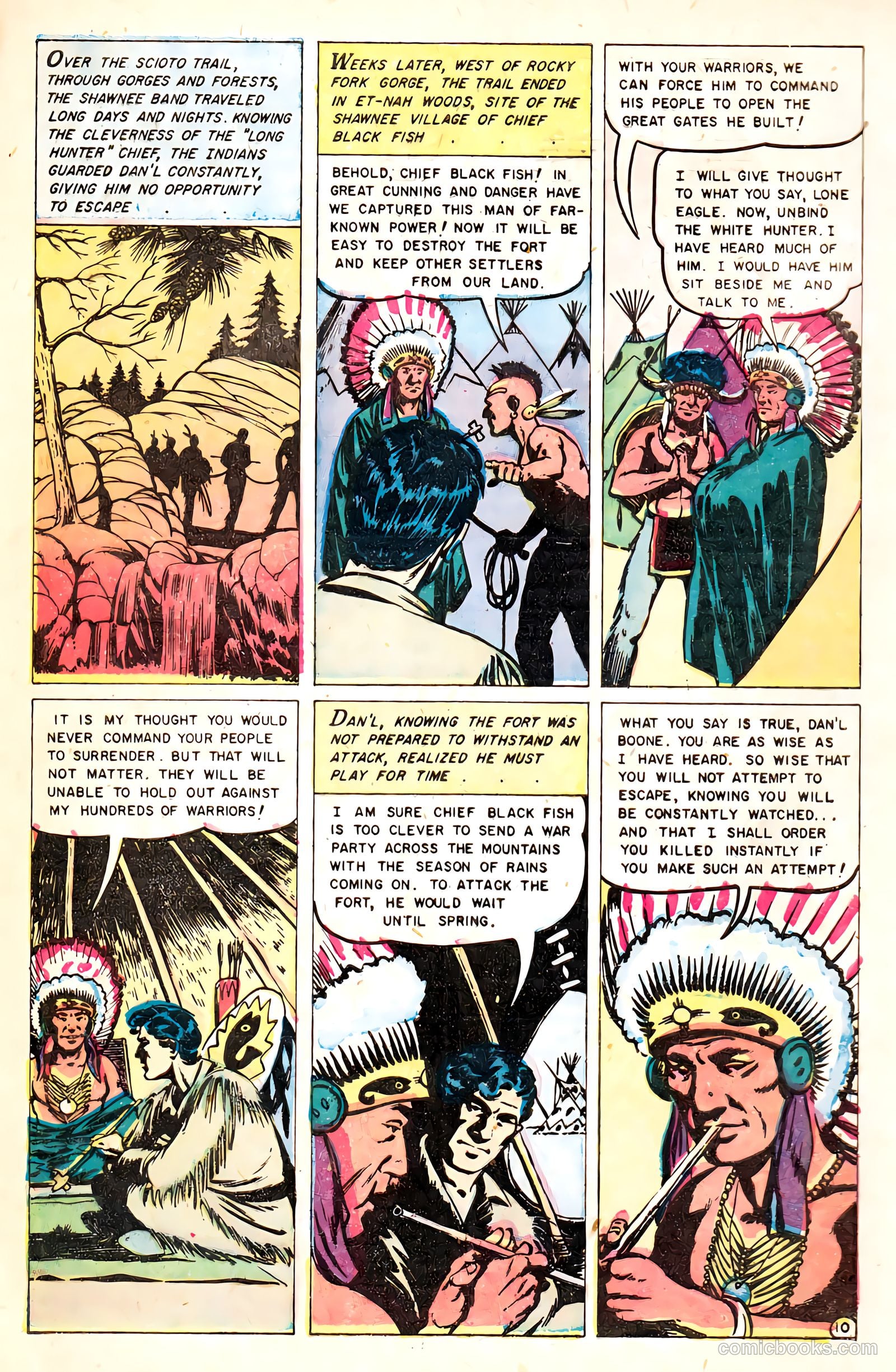 Heroes of the Wild Frontier #2 (1956) — page 33 of 37