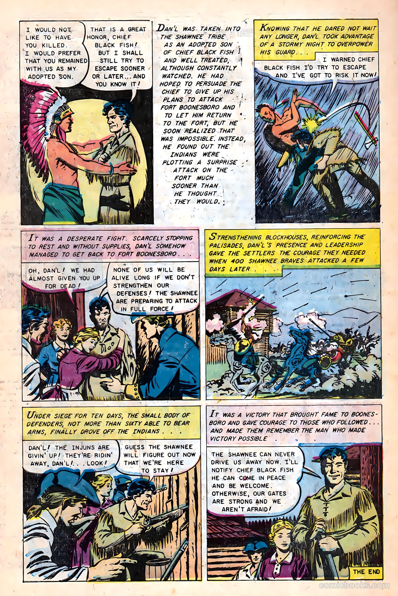 Heroes of the Wild Frontier #2 (1956) — page 34 of 37