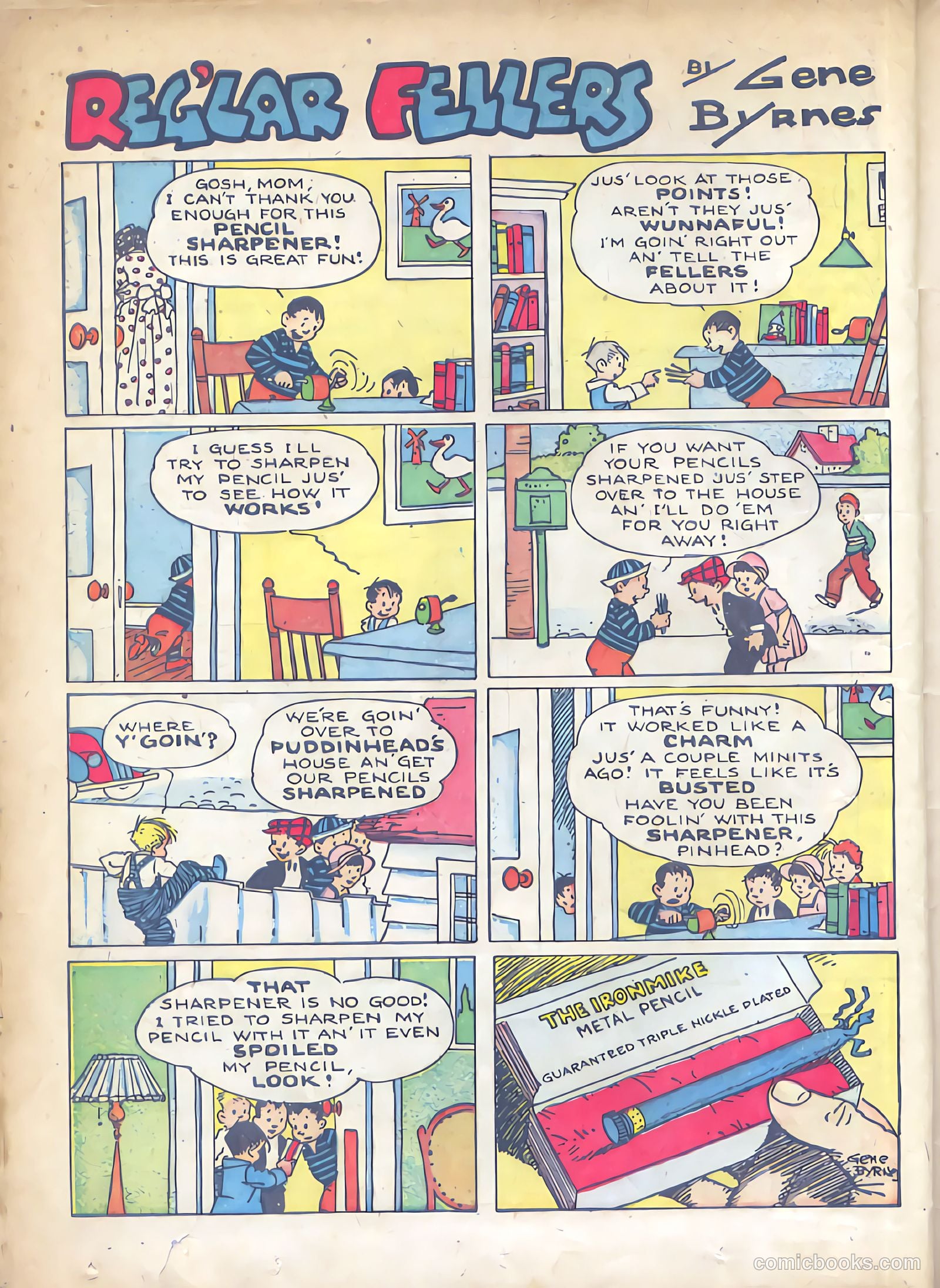 Reg'lar Fellers Heroic Comics #4 (1941) — page 39 of 68