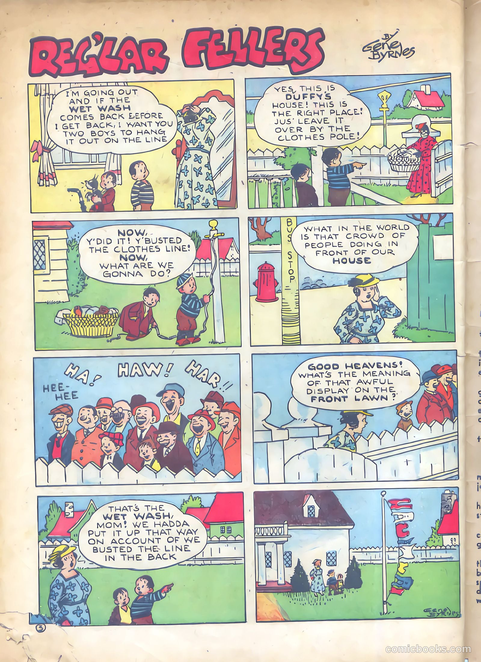 Reg'lar Fellers Heroic Comics #4 (1941) — page 57 of 68