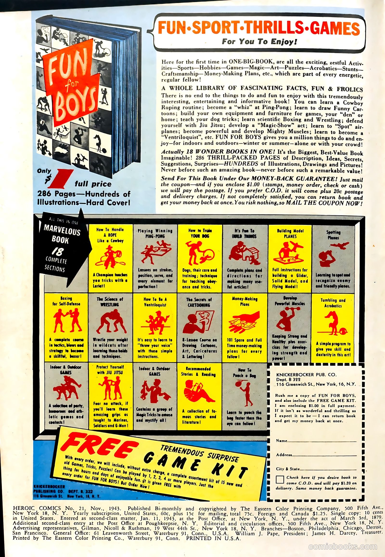 Heroic Comics #21 (1943) — page 2 of 61