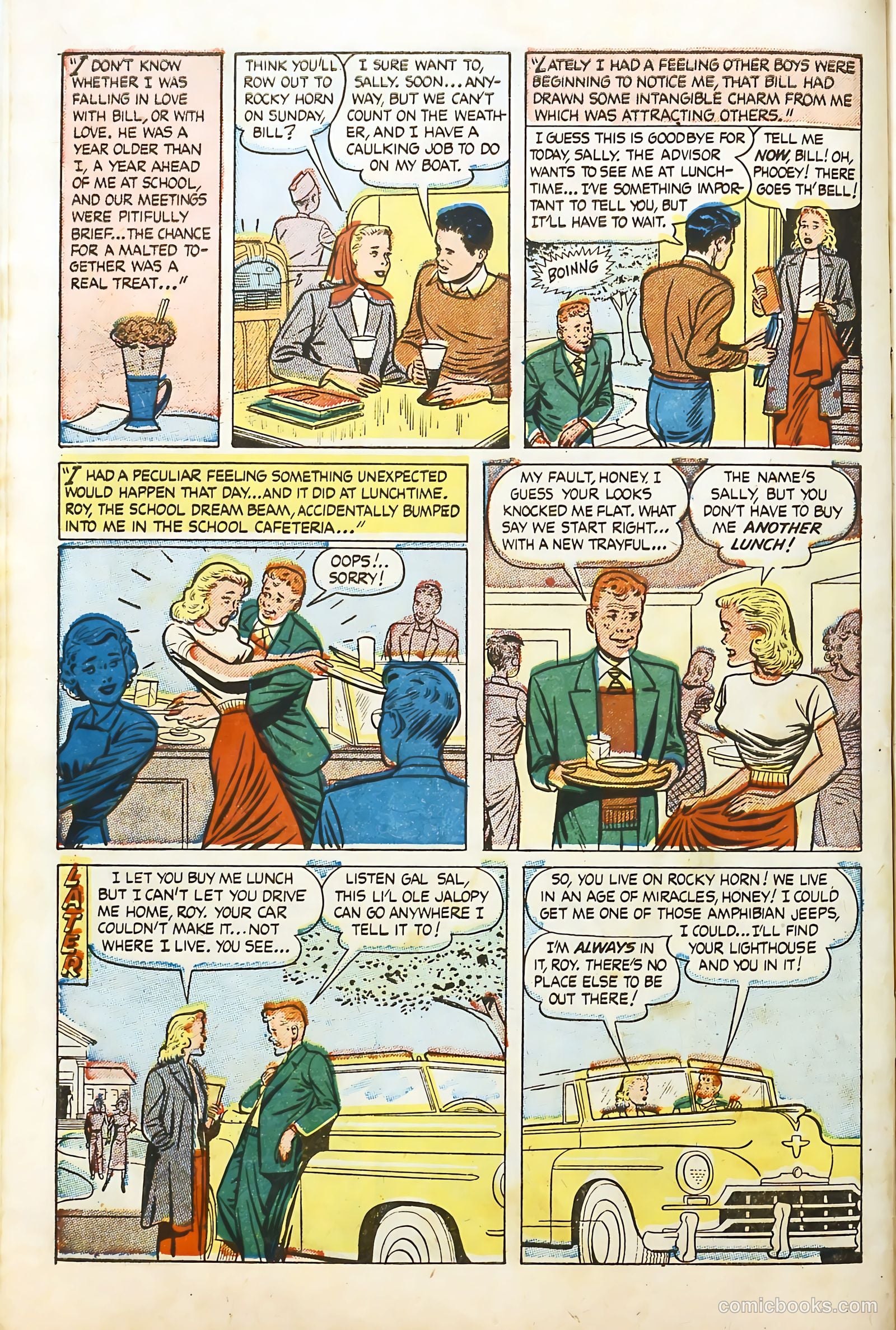 Hi-School Romance #1 (1949) — page 6 of 35