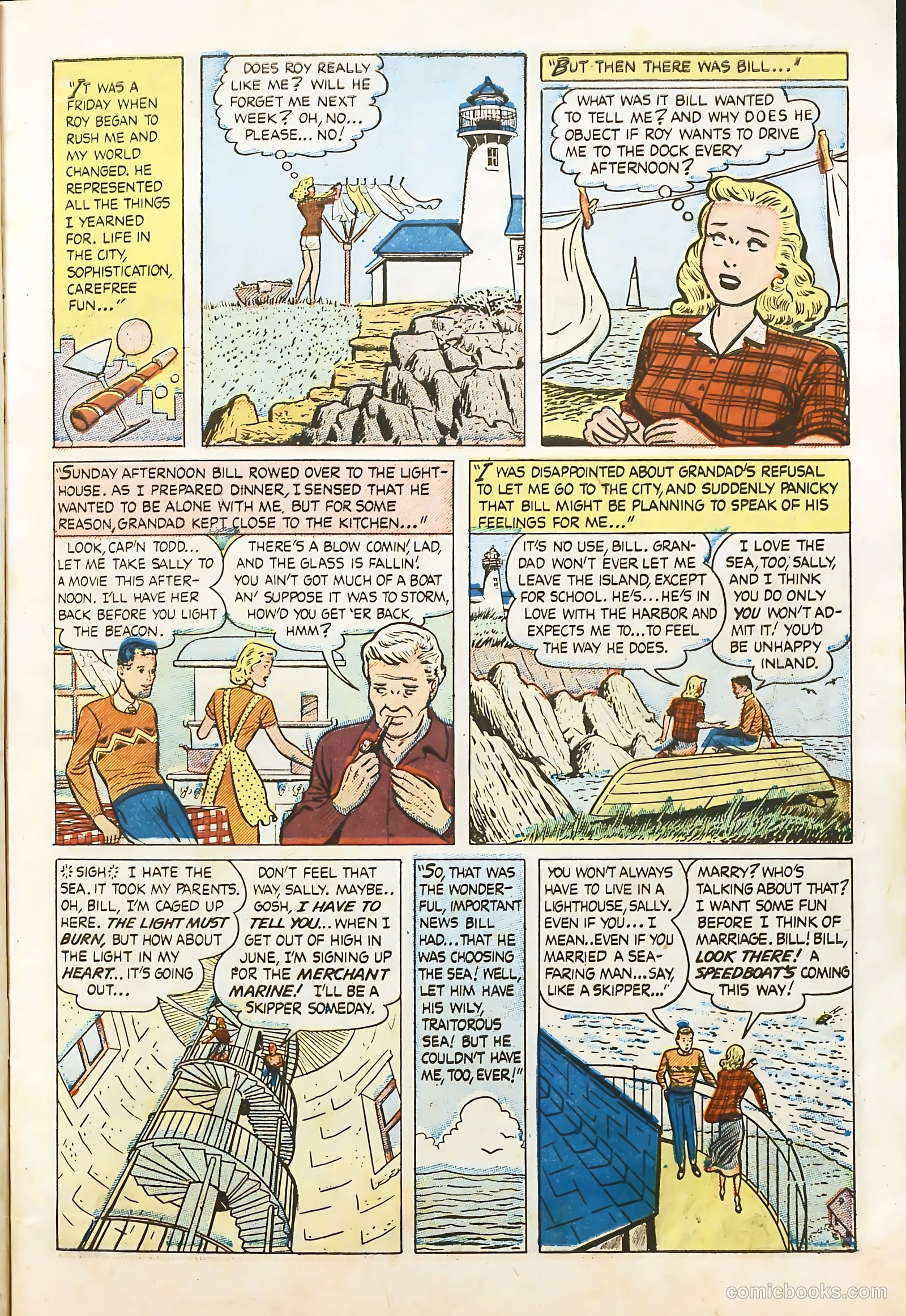 Hi-School Romance #1 (1949) — page 7 of 35