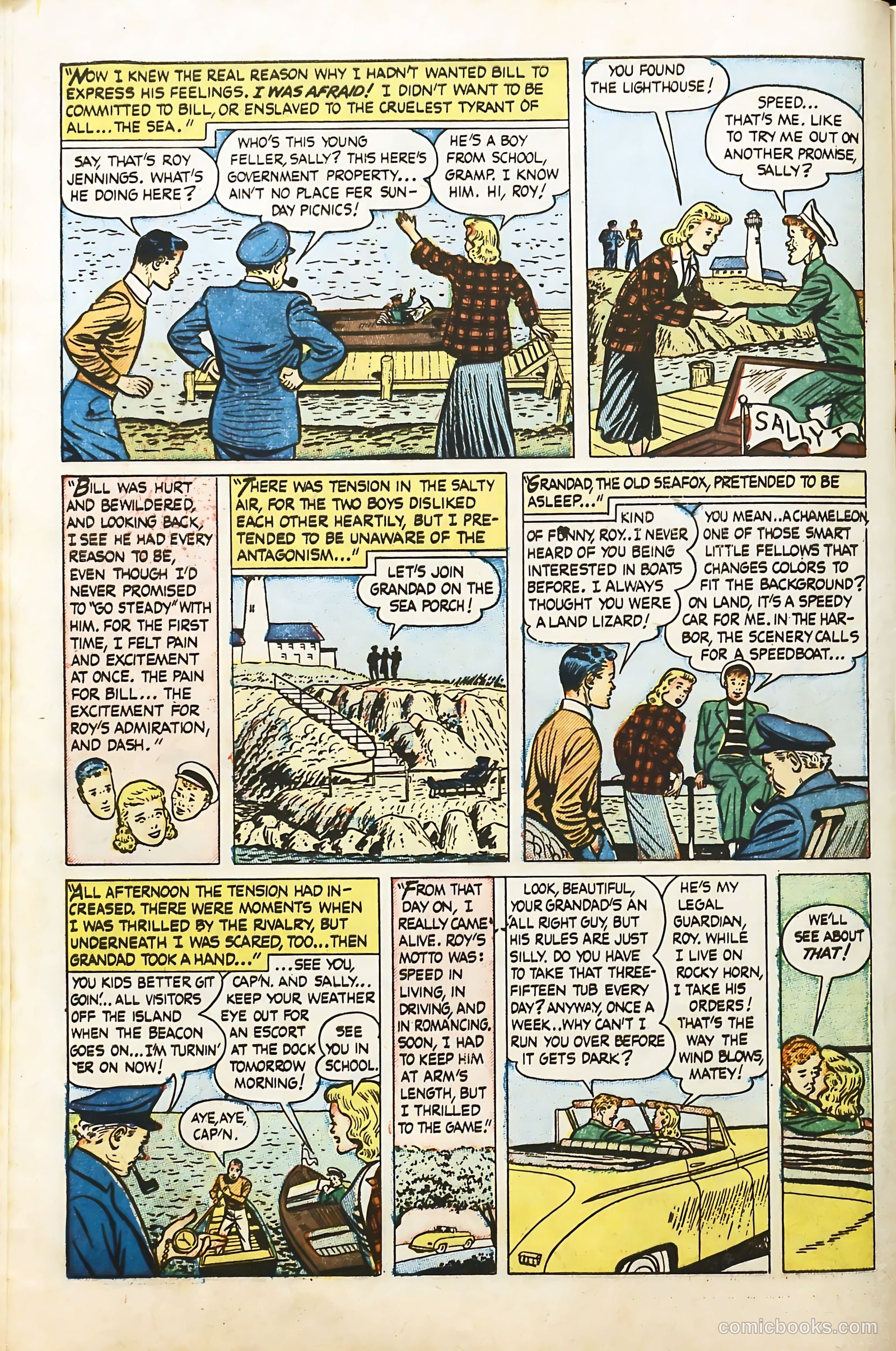 Hi-School Romance #1 (1949) — page 8 of 35