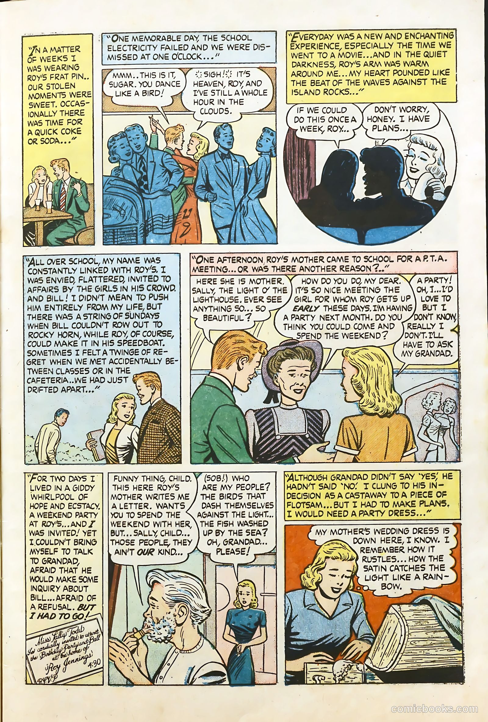 Hi-School Romance #1 (1949) — page 9 of 35