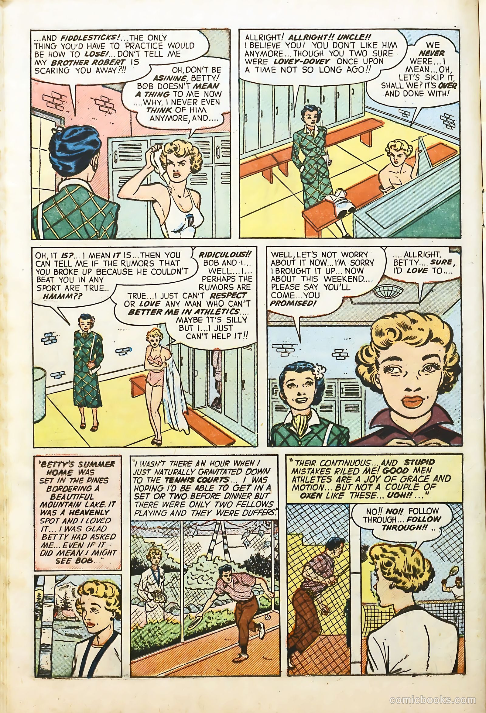 Hi-School Romance #1 (1949) — page 16 of 35