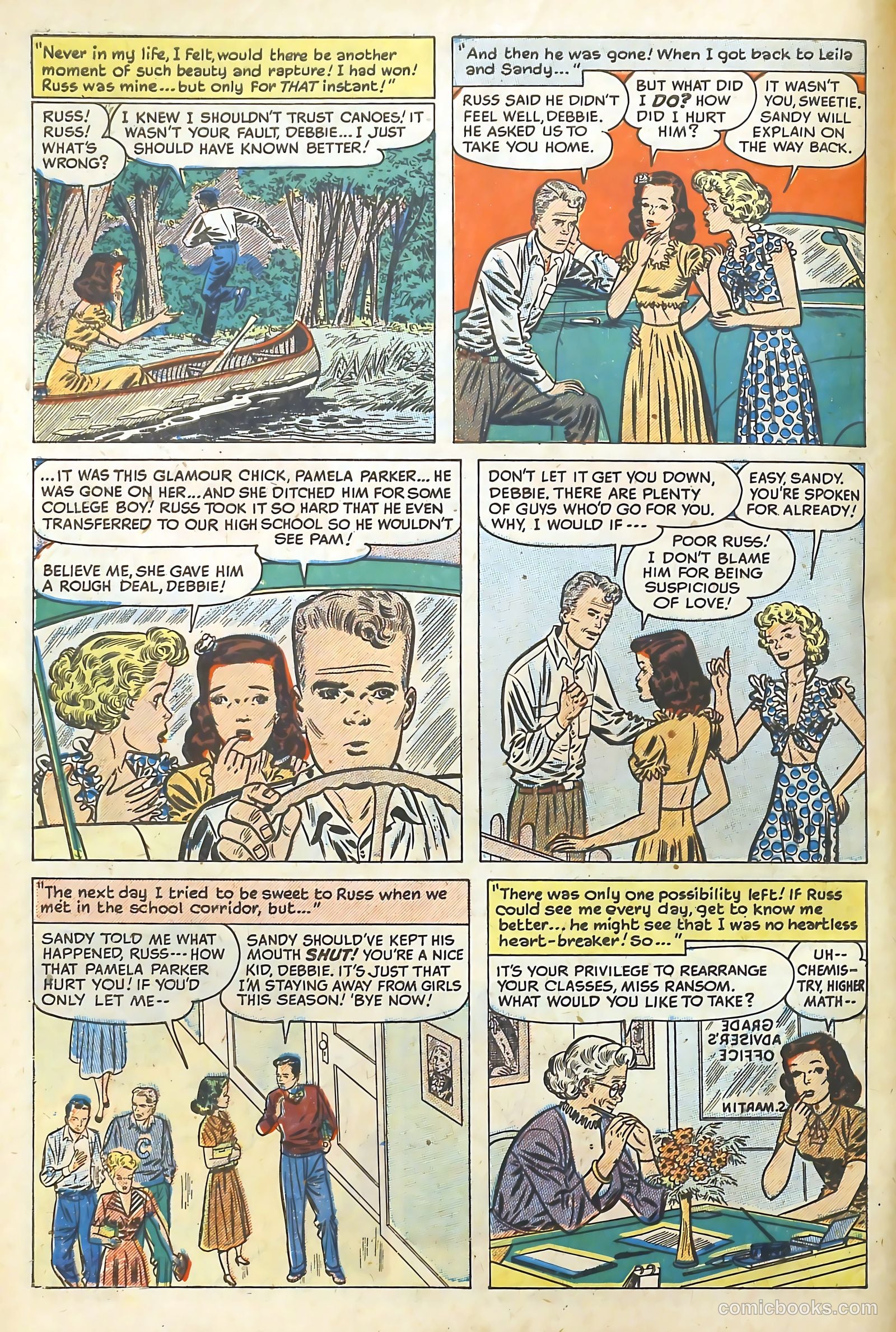 Hi-School Romance #4 (1950) — page 6 of 35