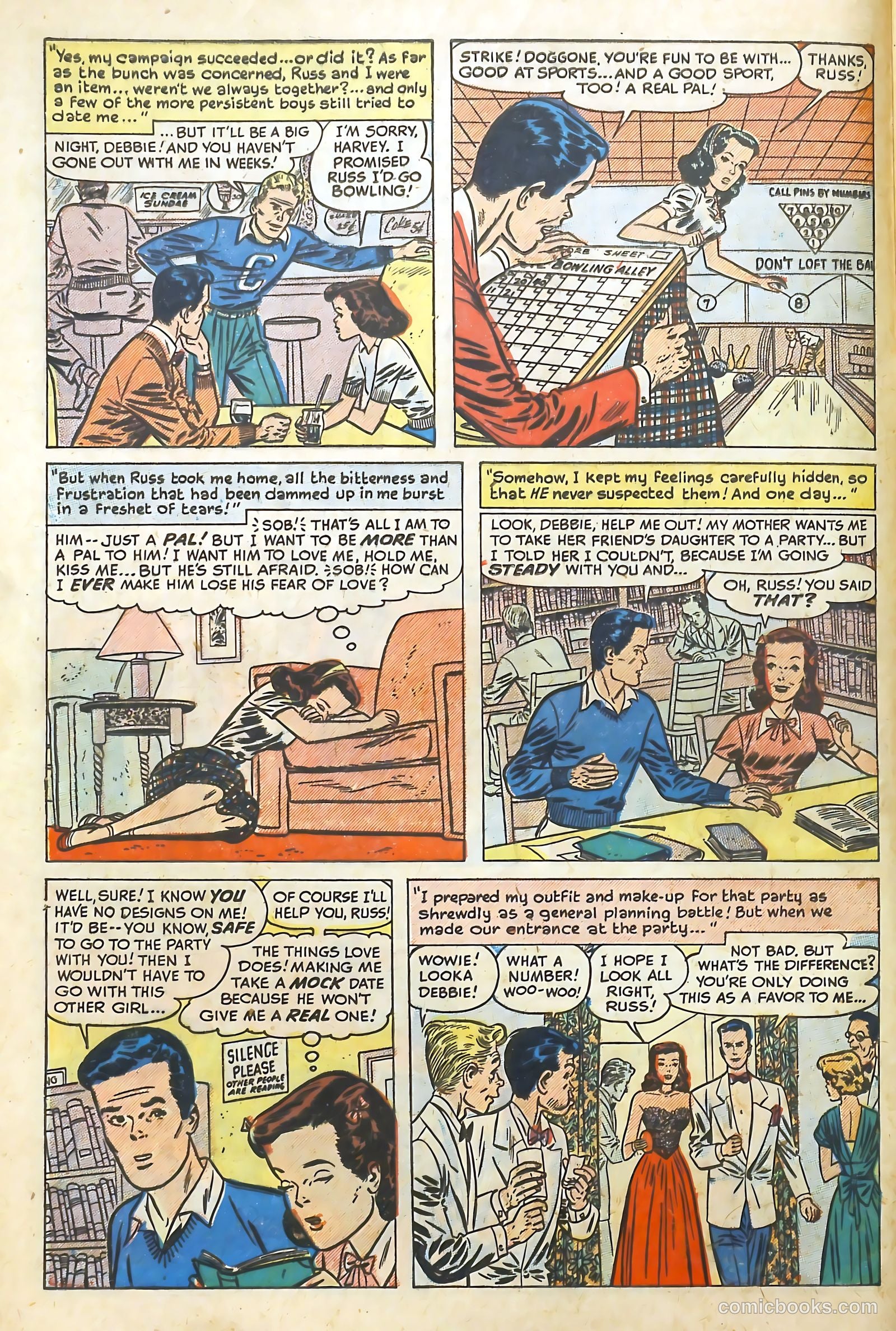 Hi-School Romance #4 (1950) — page 8 of 35