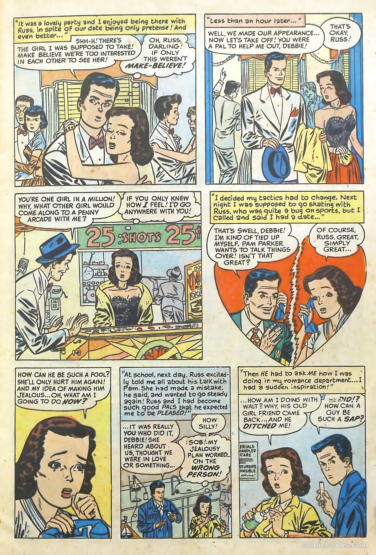 Hi-School Romance #4 (1950) — page 9 of 35