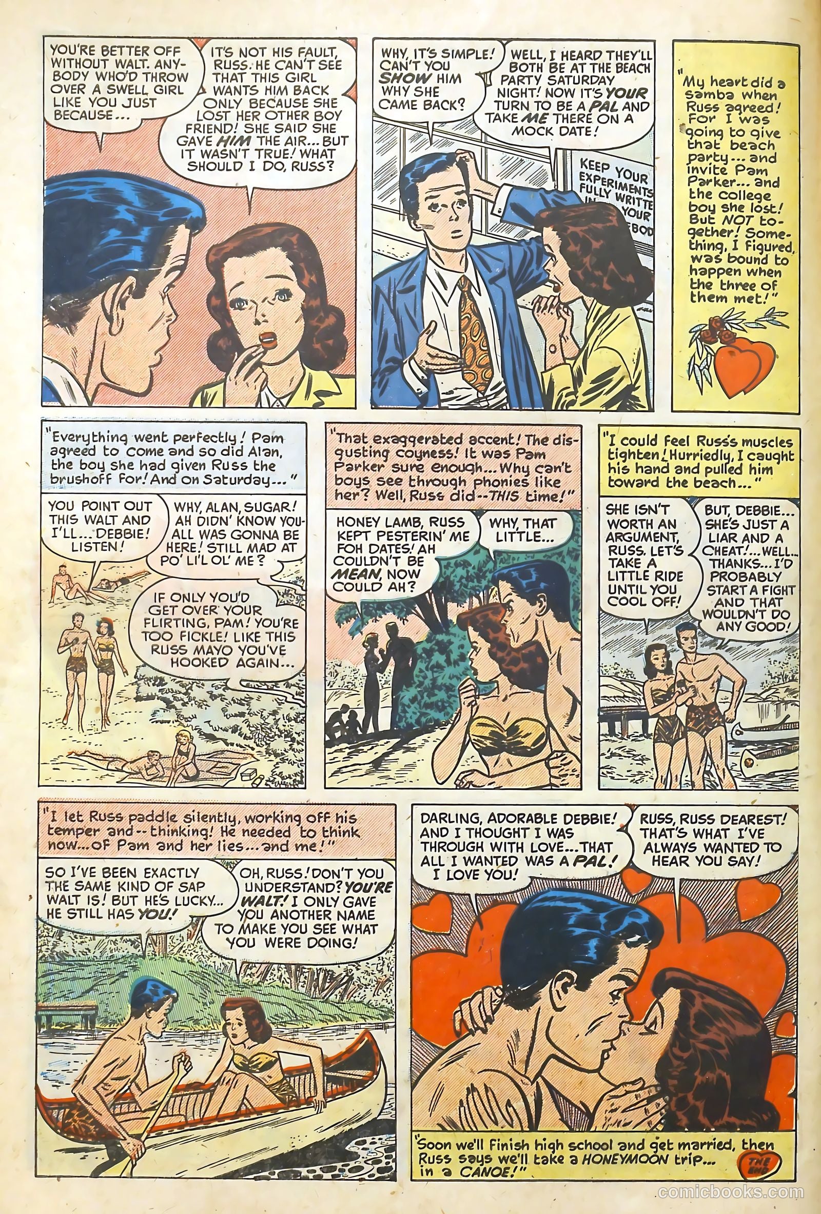 Hi-School Romance #4 (1950) — page 10 of 35