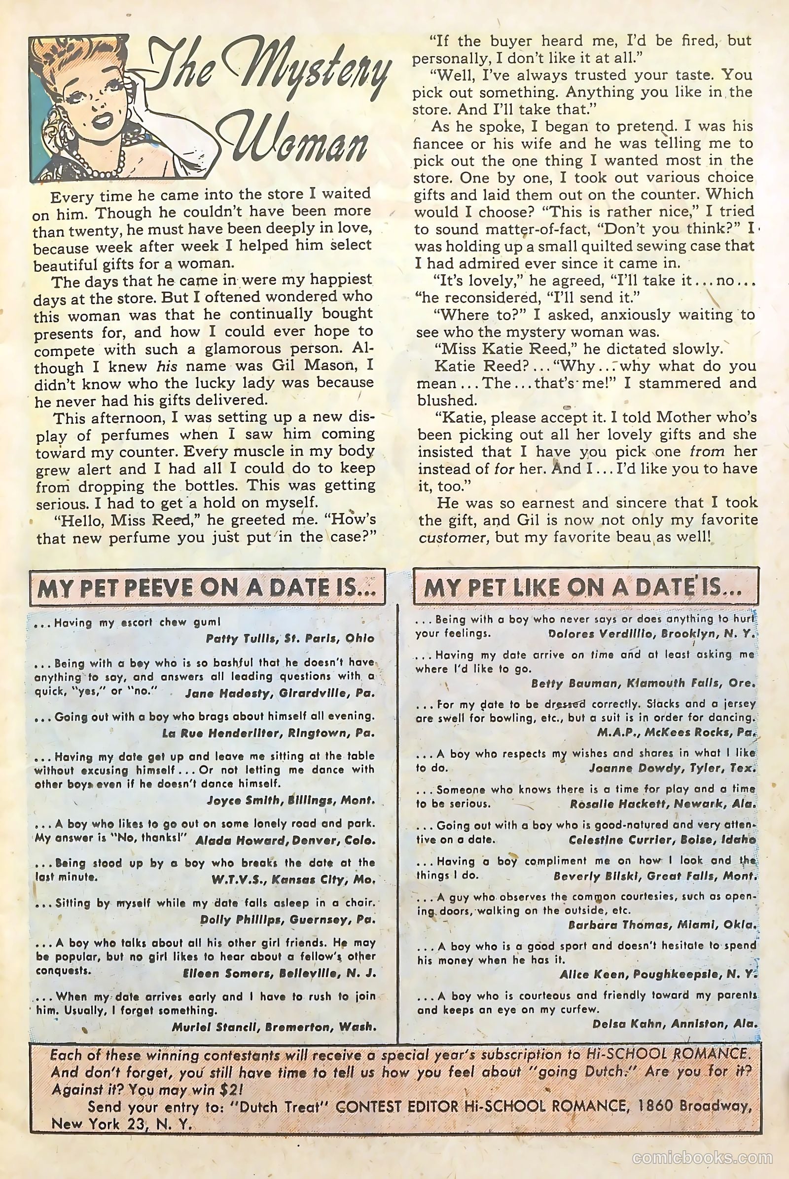 Hi-School Romance #4 (1950) — page 11 of 35