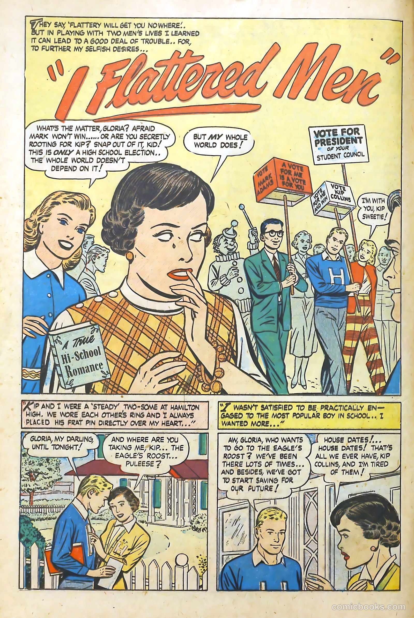 Hi-School Romance #4 (1950) — page 12 of 35