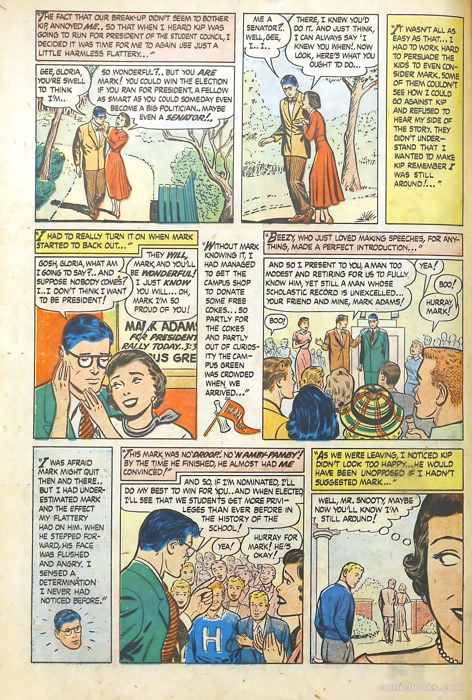 Hi-School Romance #4 (1950) — page 14 of 35