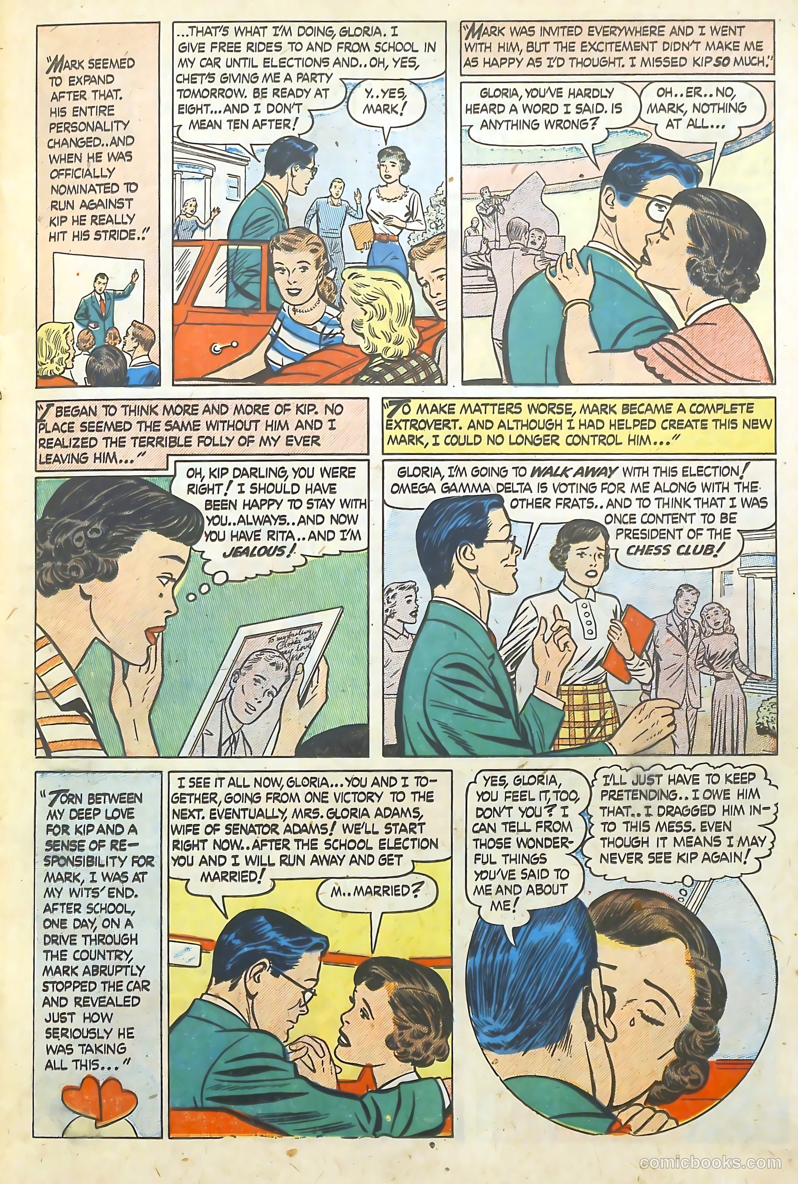 Hi-School Romance #4 (1950) — page 15 of 35