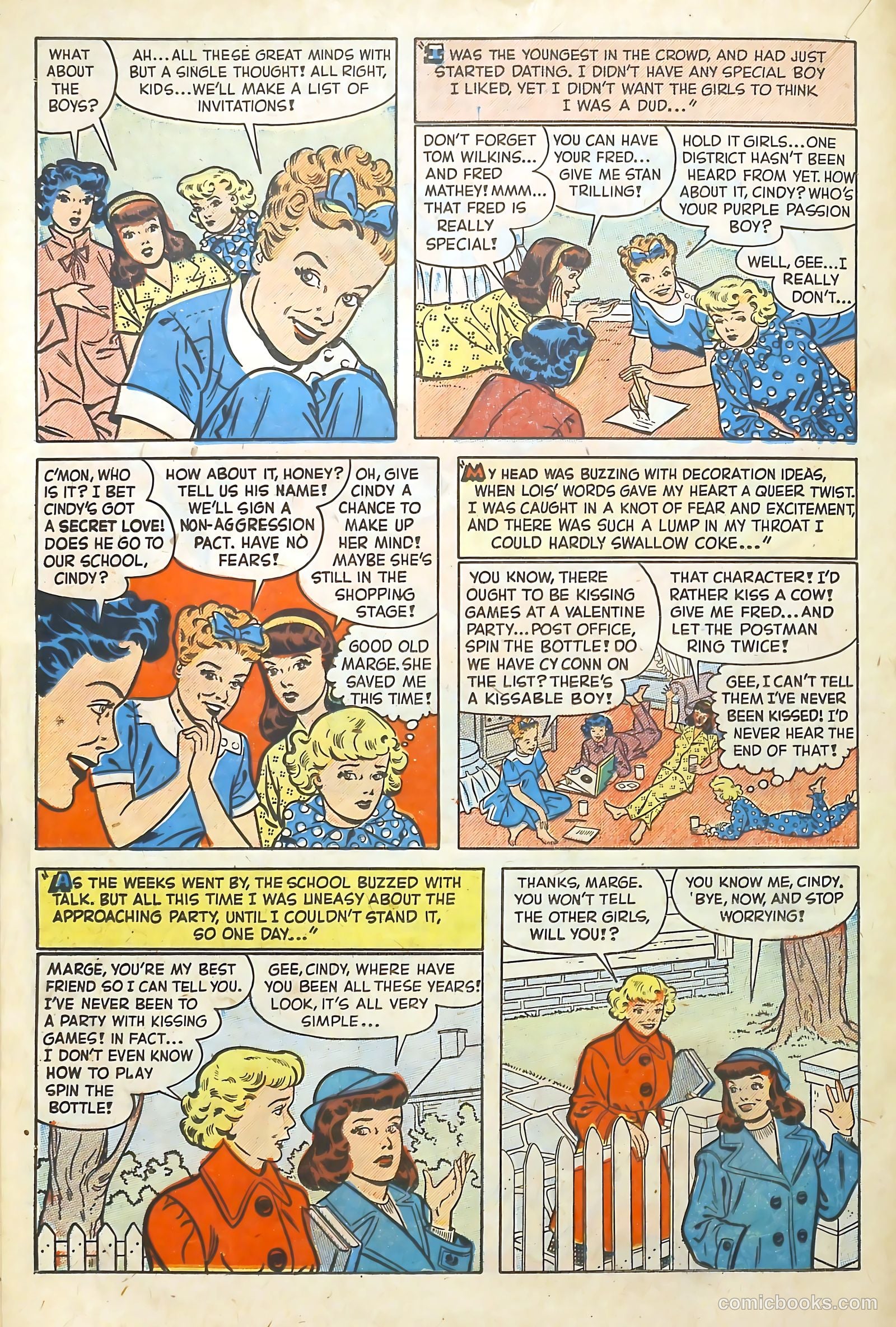 Hi-School Romance #4 (1950) — page 21 of 35