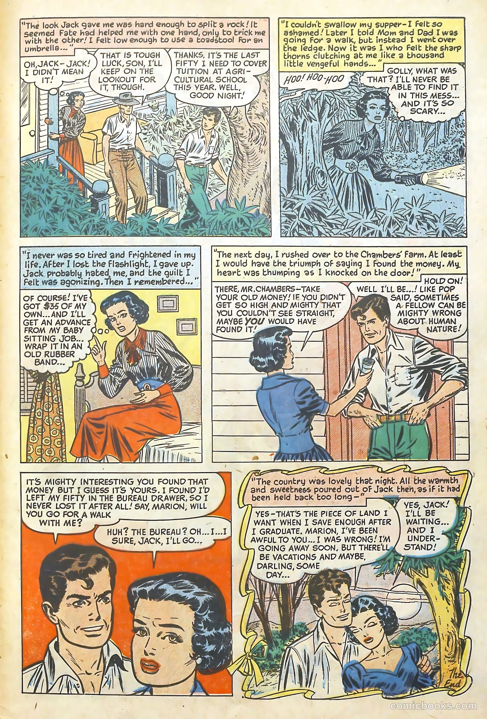 Hi-School Romance #4 (1950) — page 30 of 35
