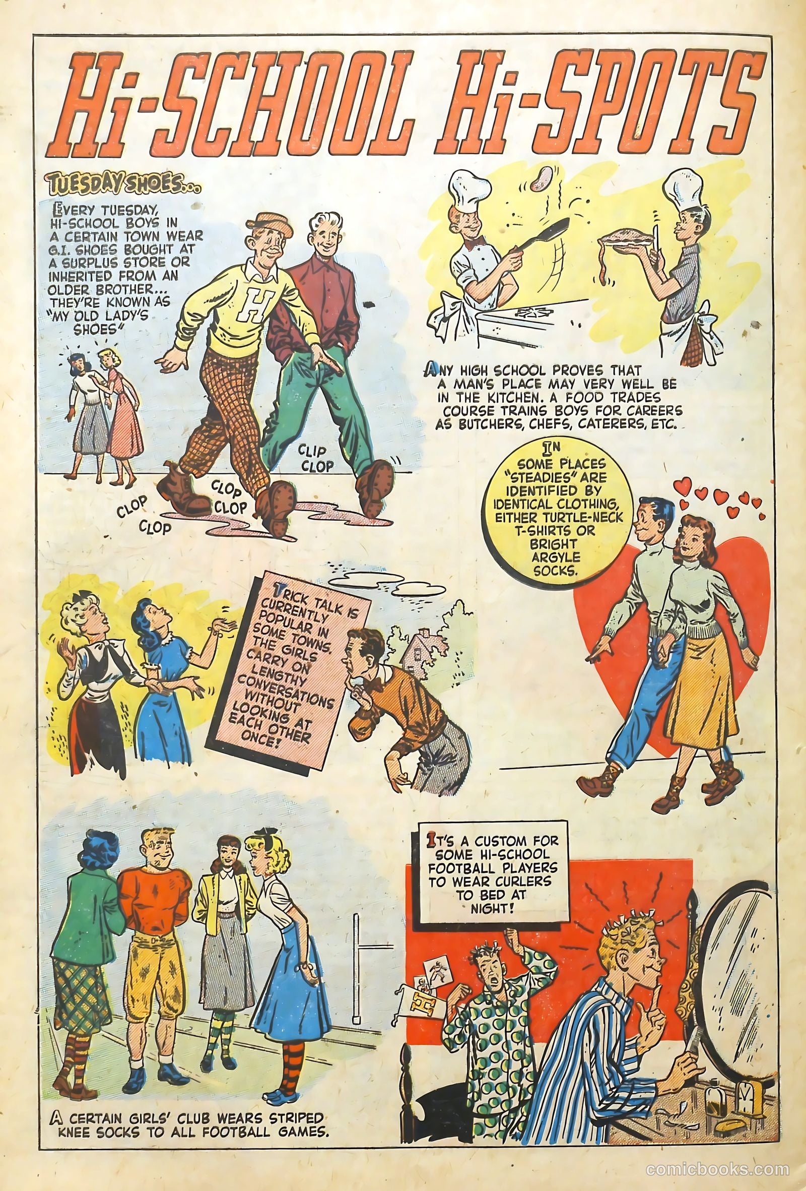 Hi-School Romance #4 (1950) — page 31 of 35