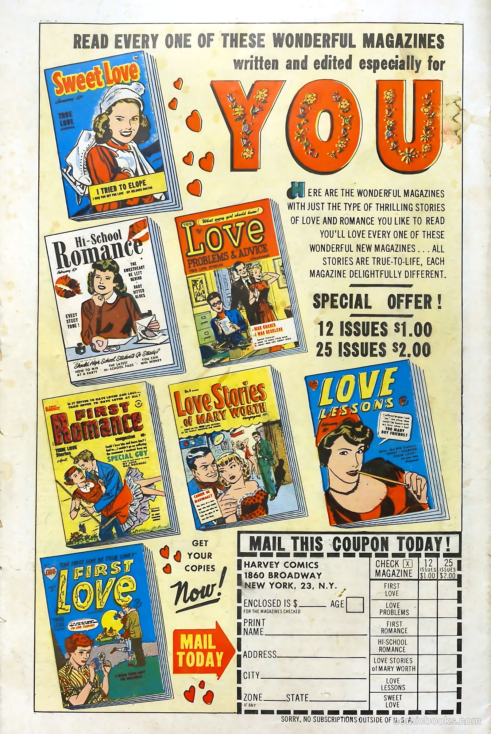 Hi-School Romance #4 (1950) — page 35 of 35