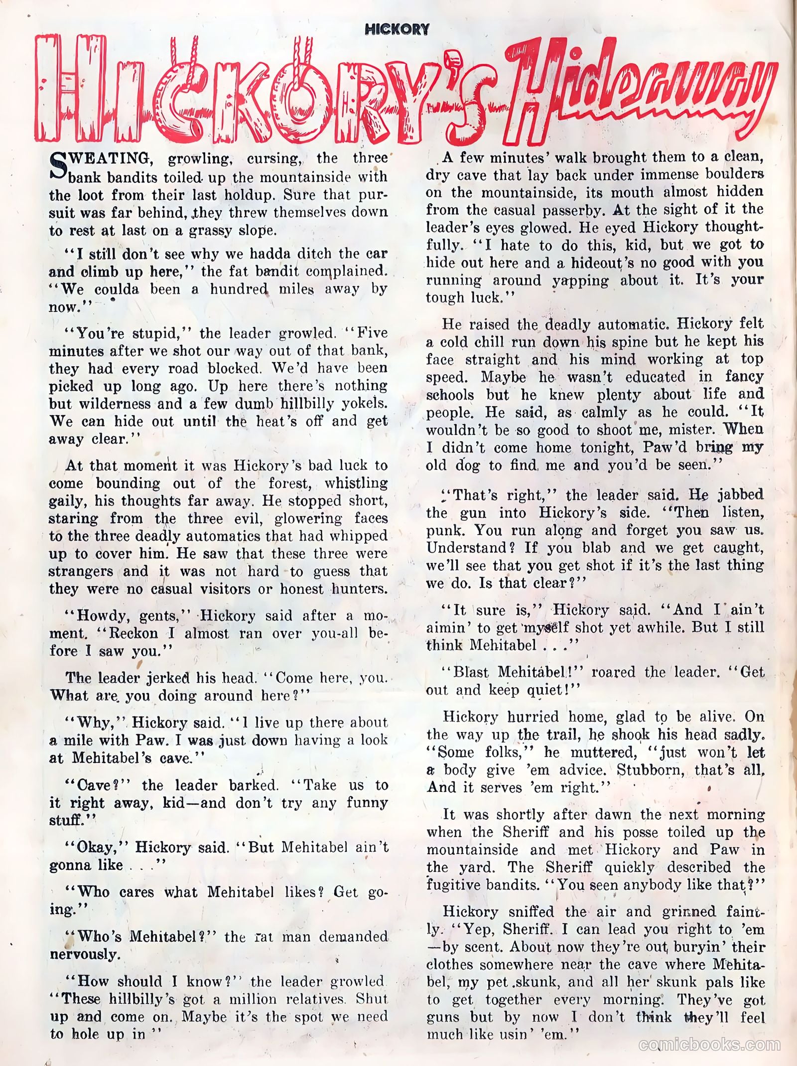 Hickory #1 (1949) — page 26 of 36